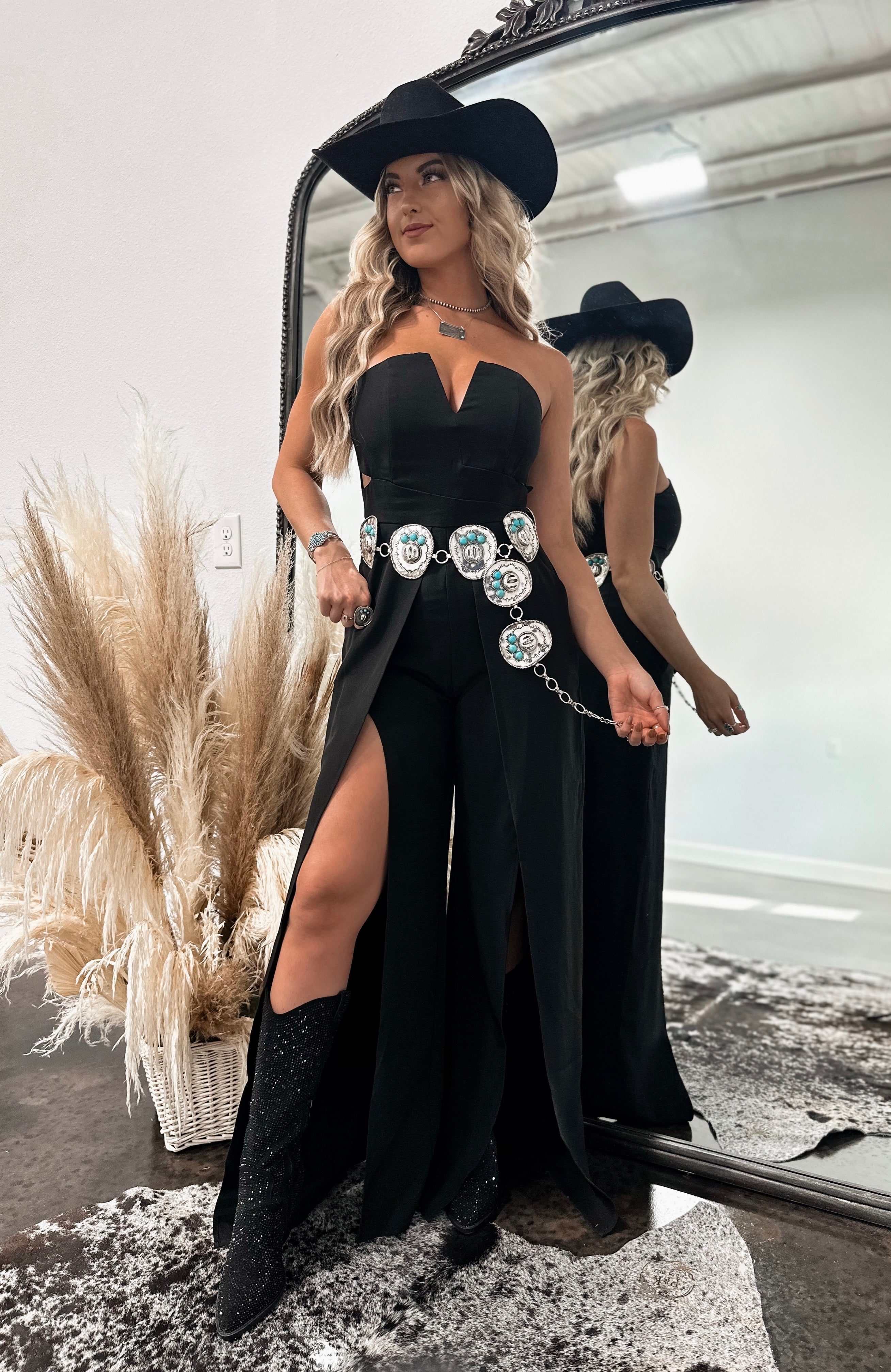Dark Fantasy Slit Jumpsuit