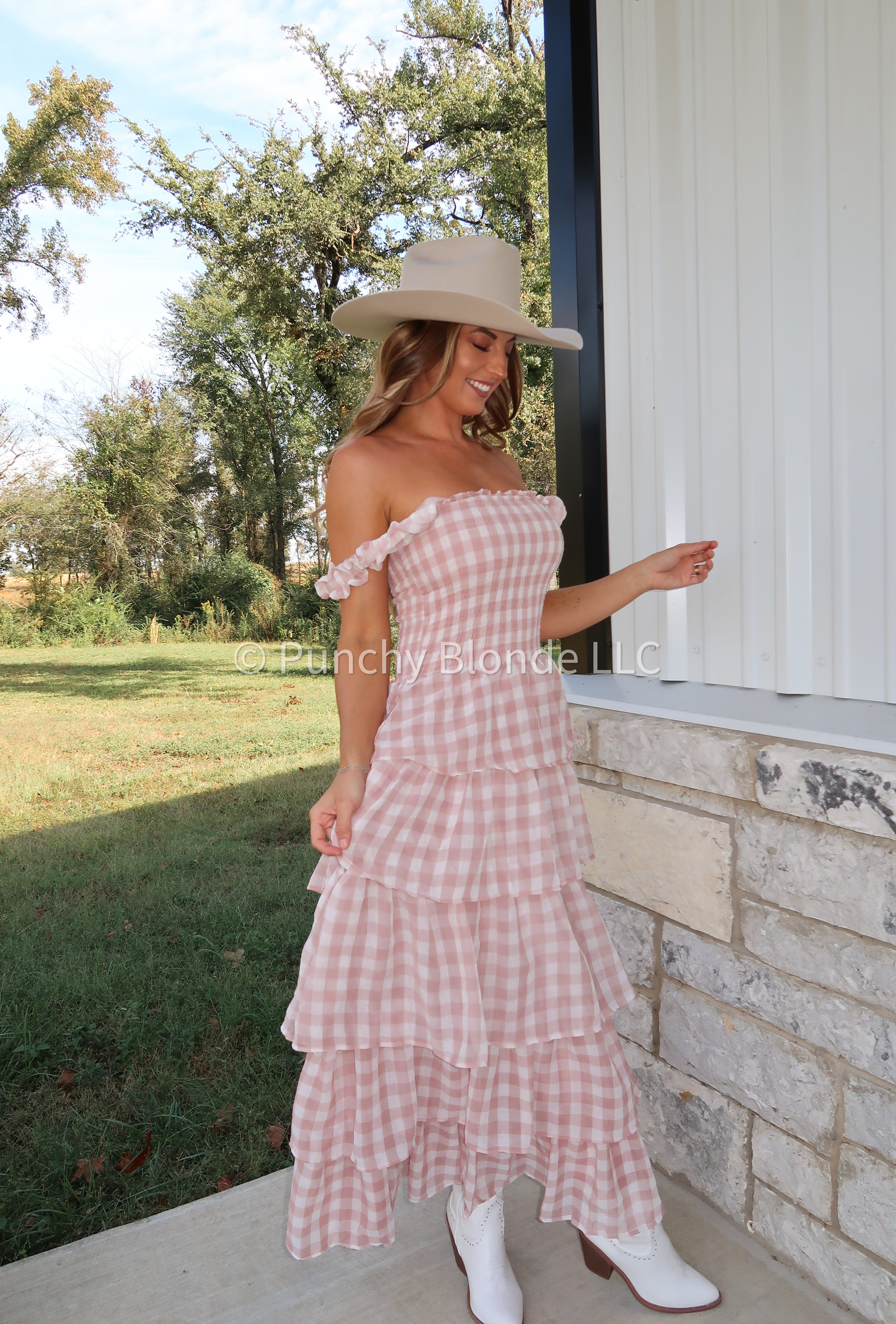 Mauve Meadow Maxi Dress
