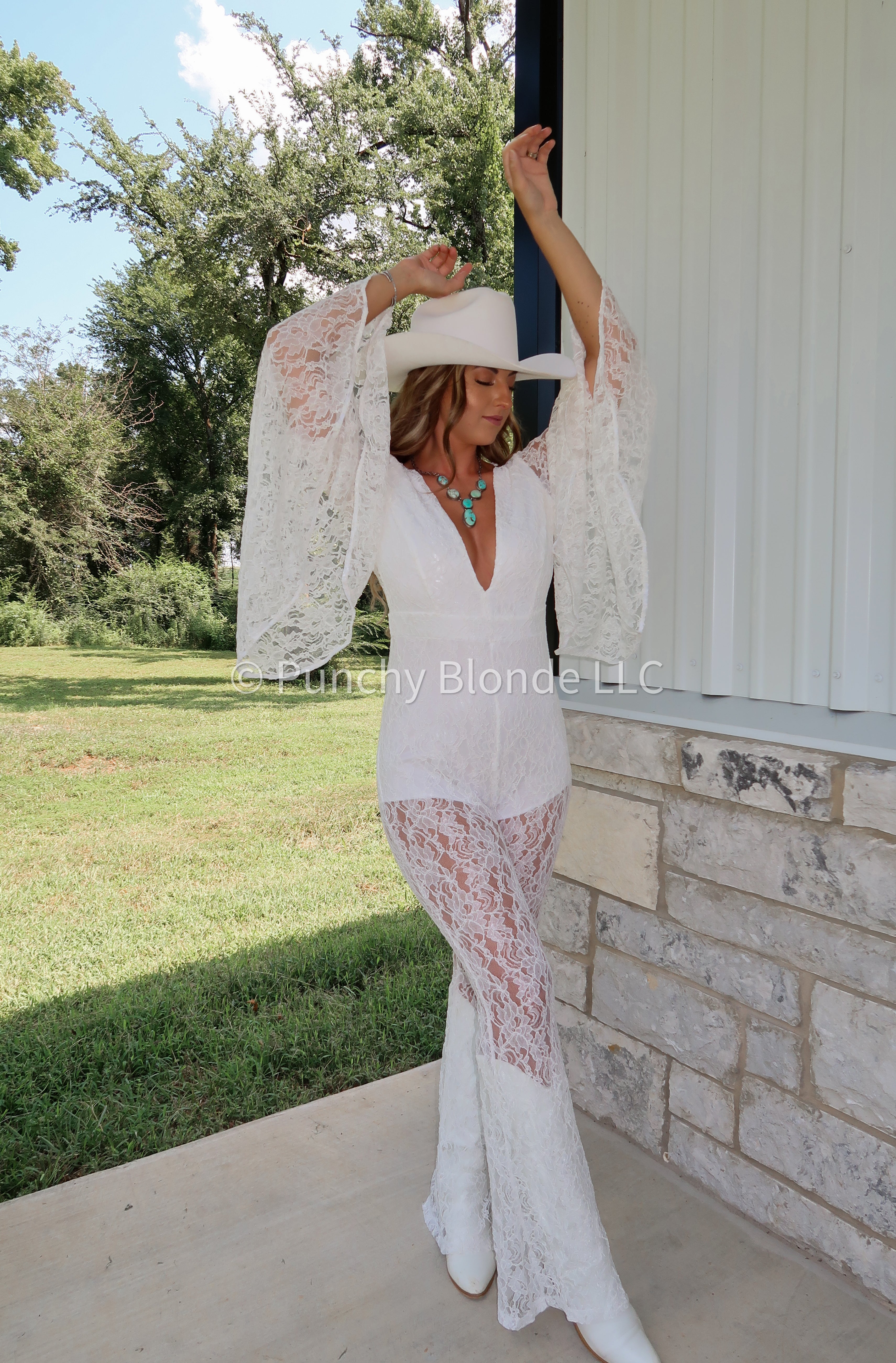 Lace Dream White Jumpsuit