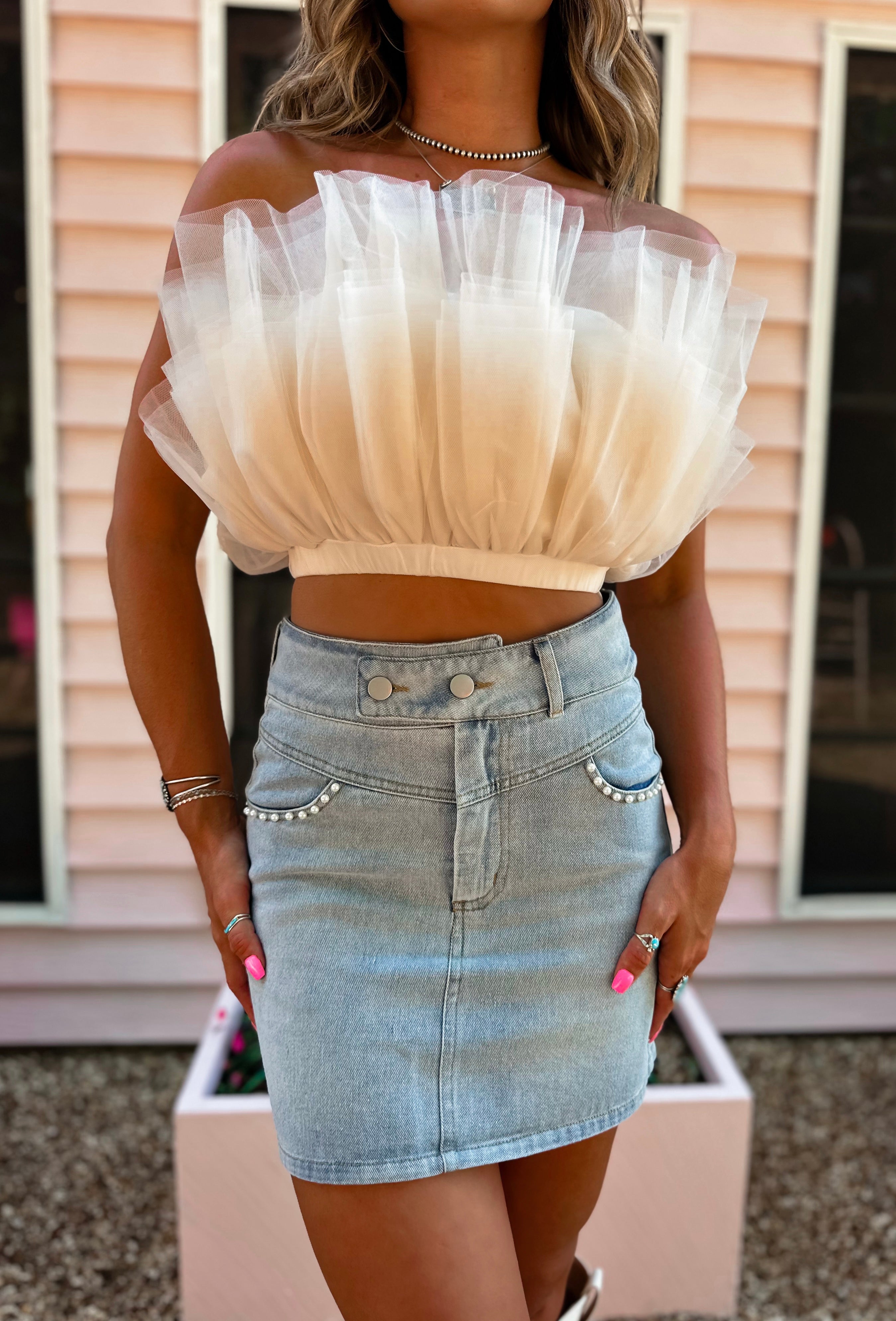 Sale Cupcake Crop Top