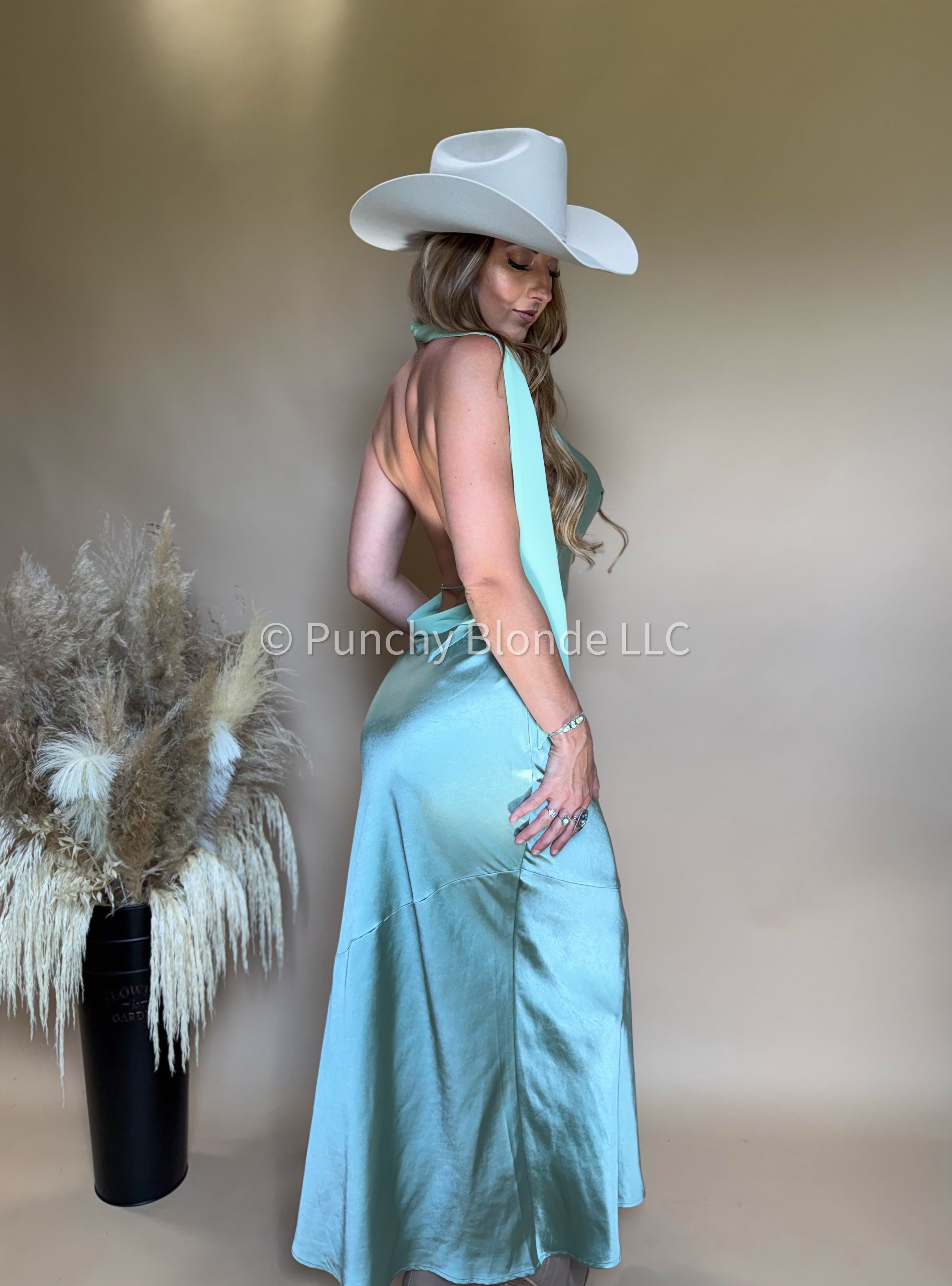 Serenity Sage Maxi Dress