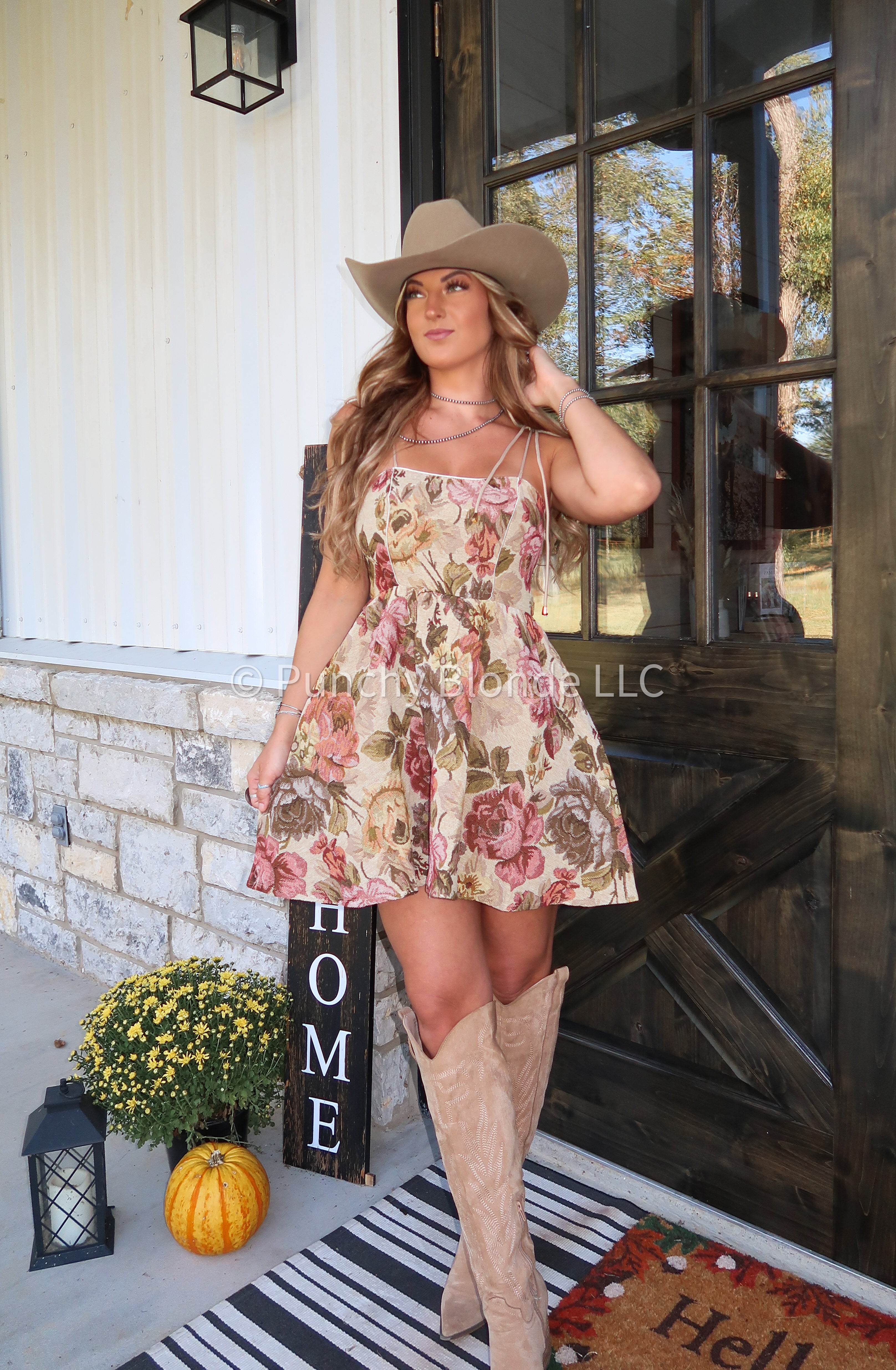 Wild As Her Floral Mini Dress