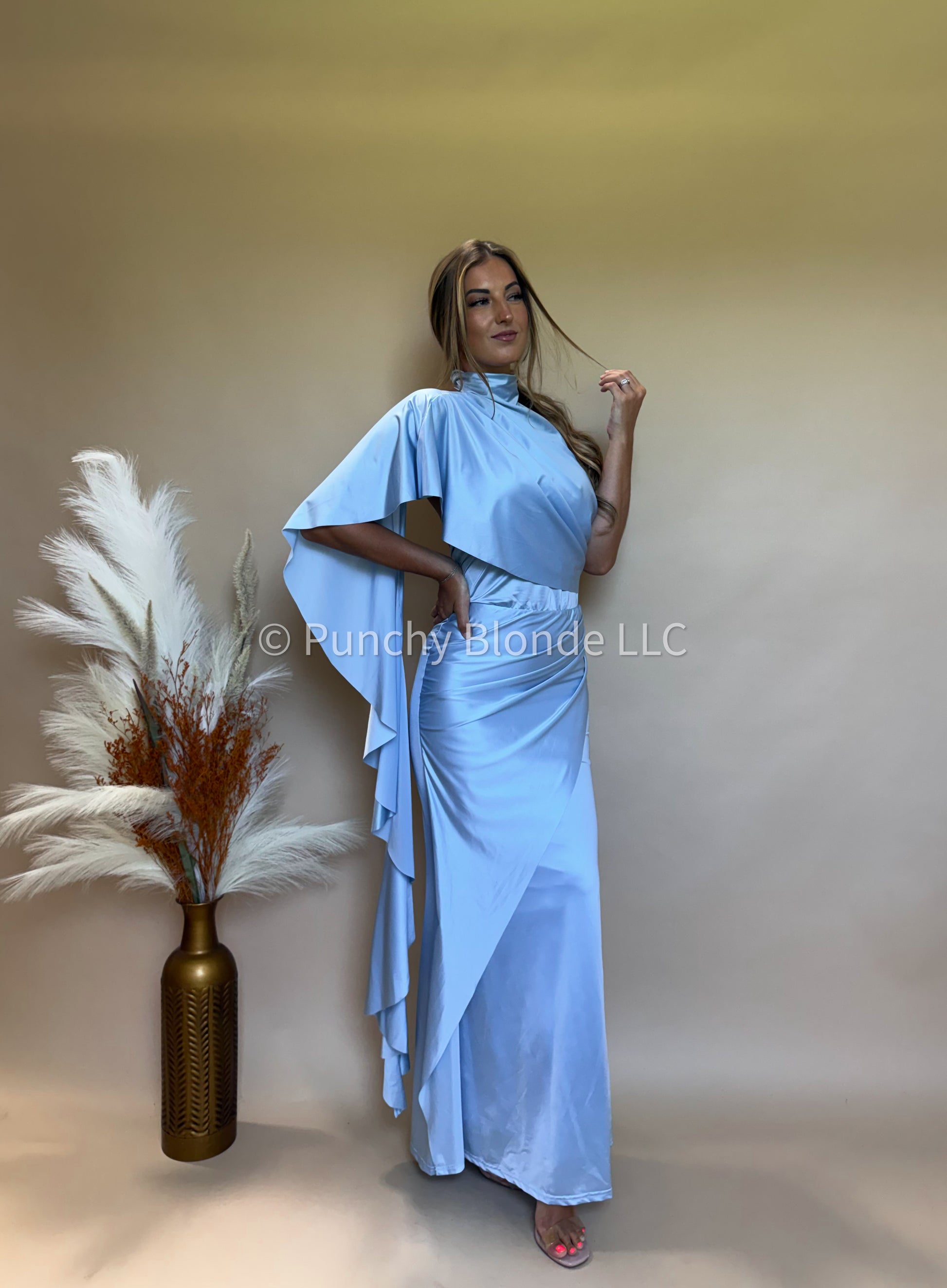 Something Blue Before I Do Maxi Dress