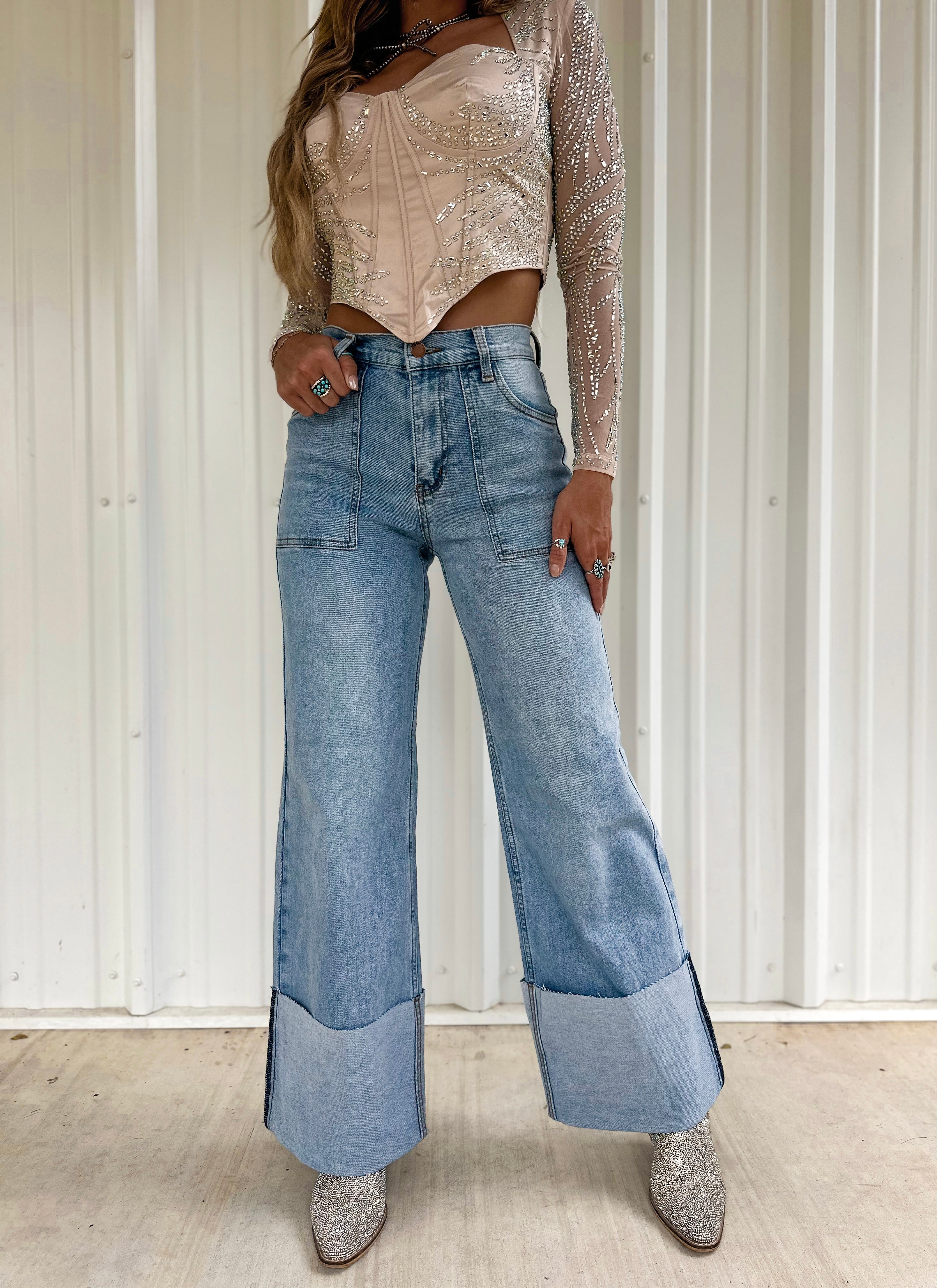 Denim Daze Wide Leg Jeans