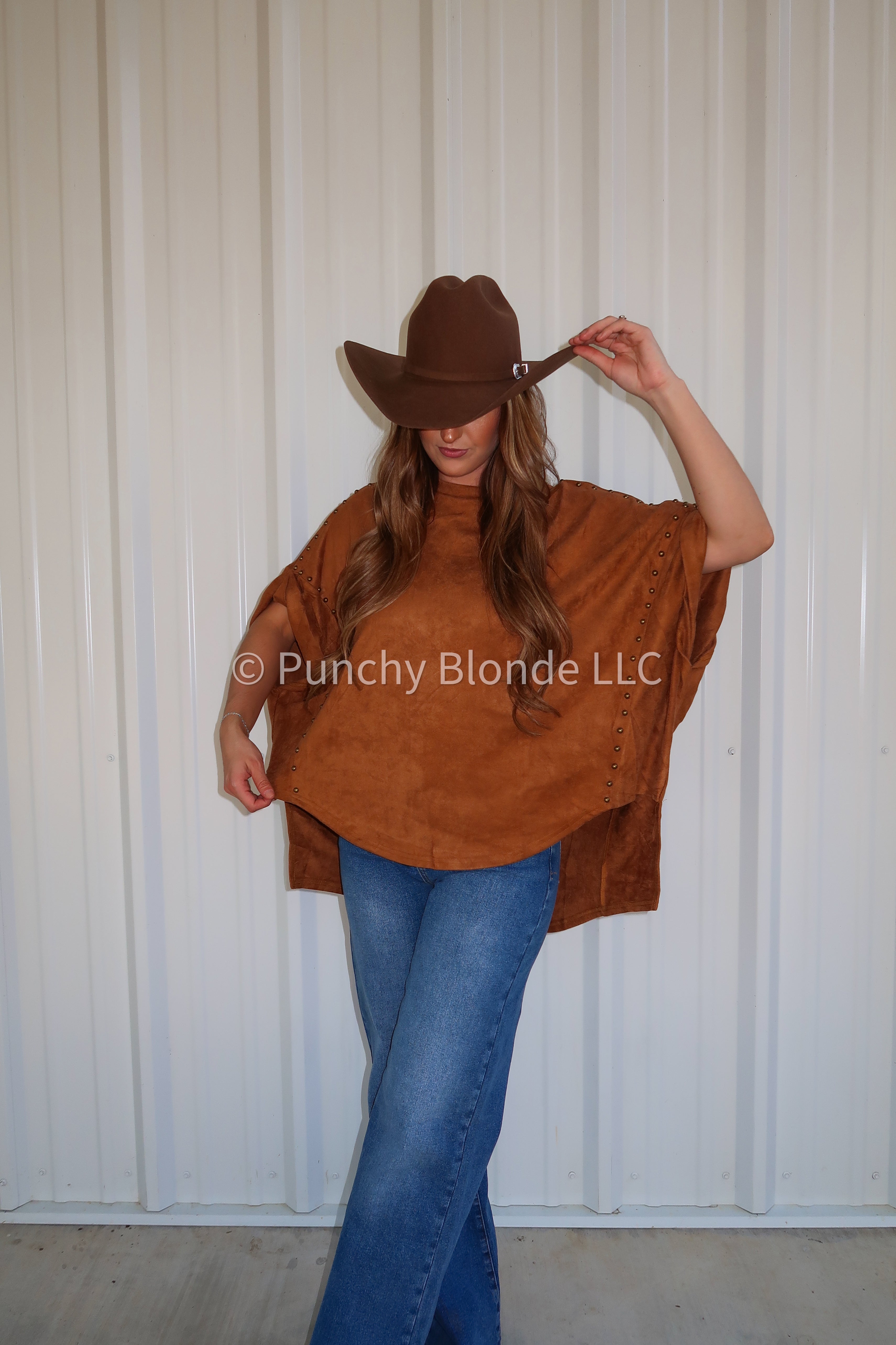 Sundown Suede Oversized Tee