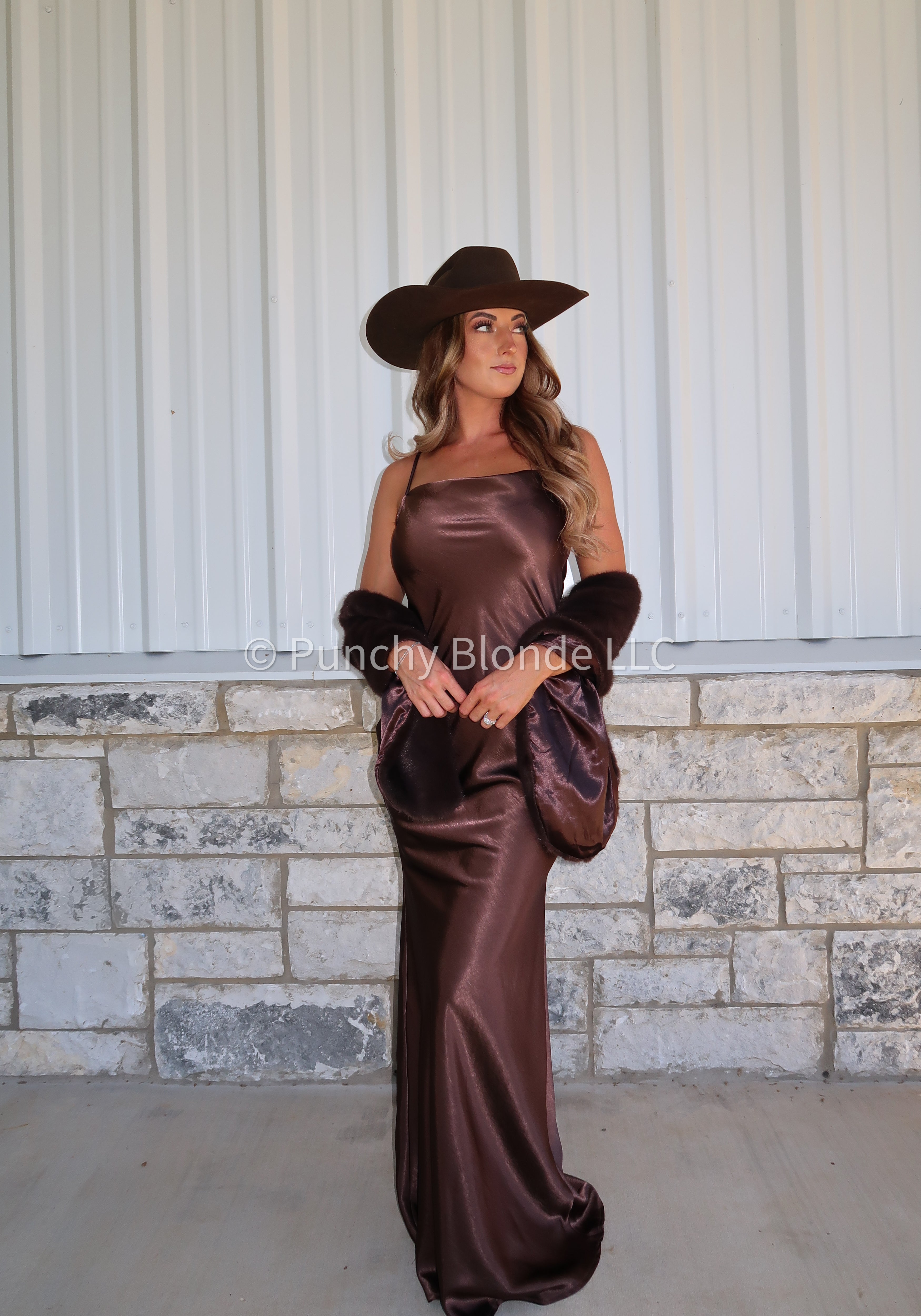Satin Secret Maxi Dress