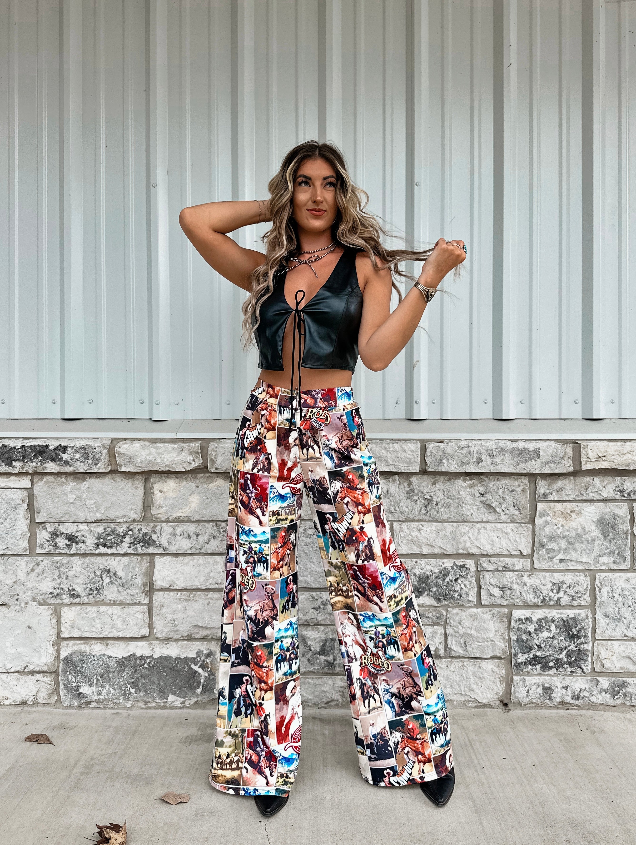 Rodeo Rebel Wide Leg Pants