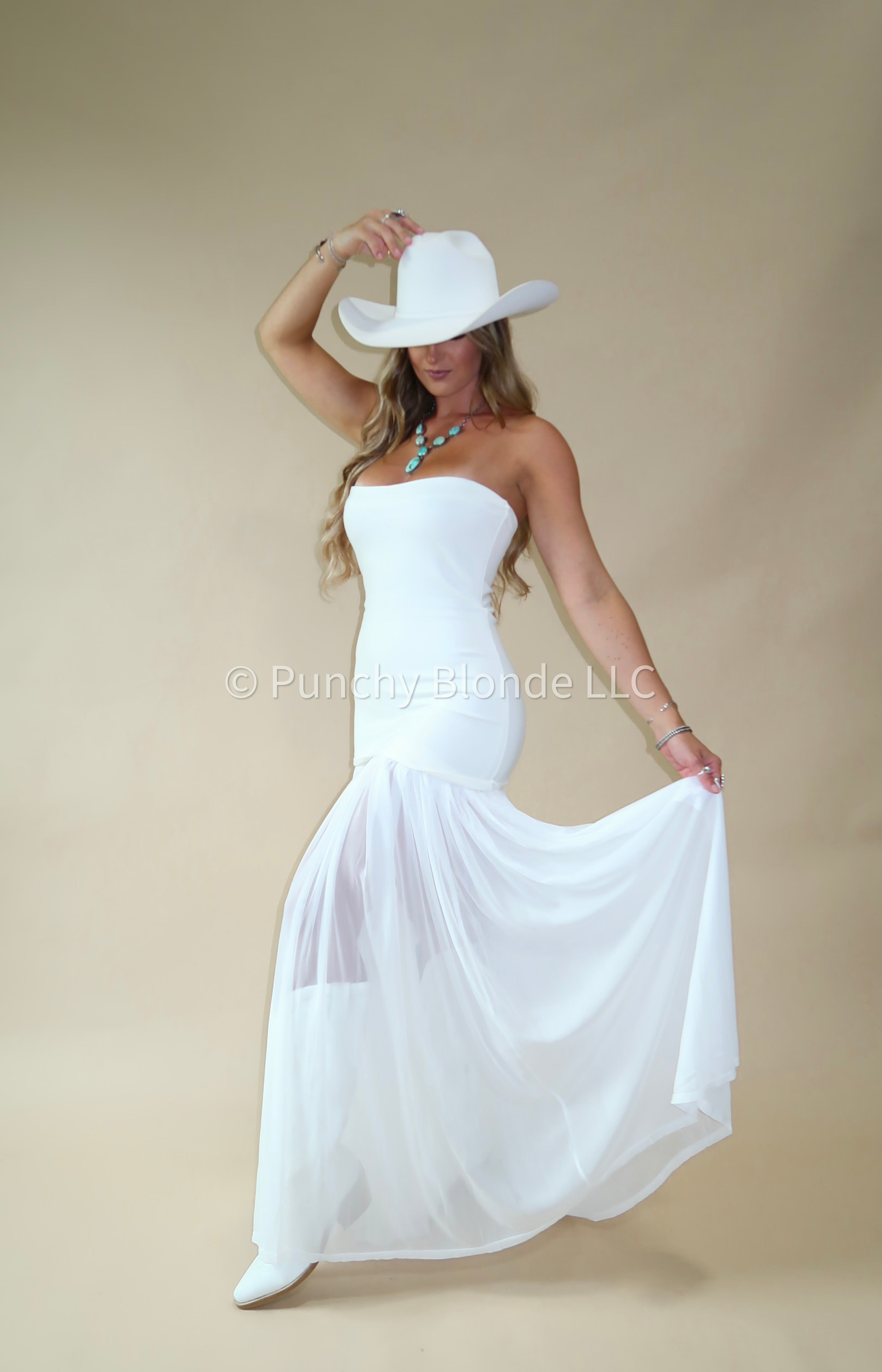 Elegant Bride Maxi Dress