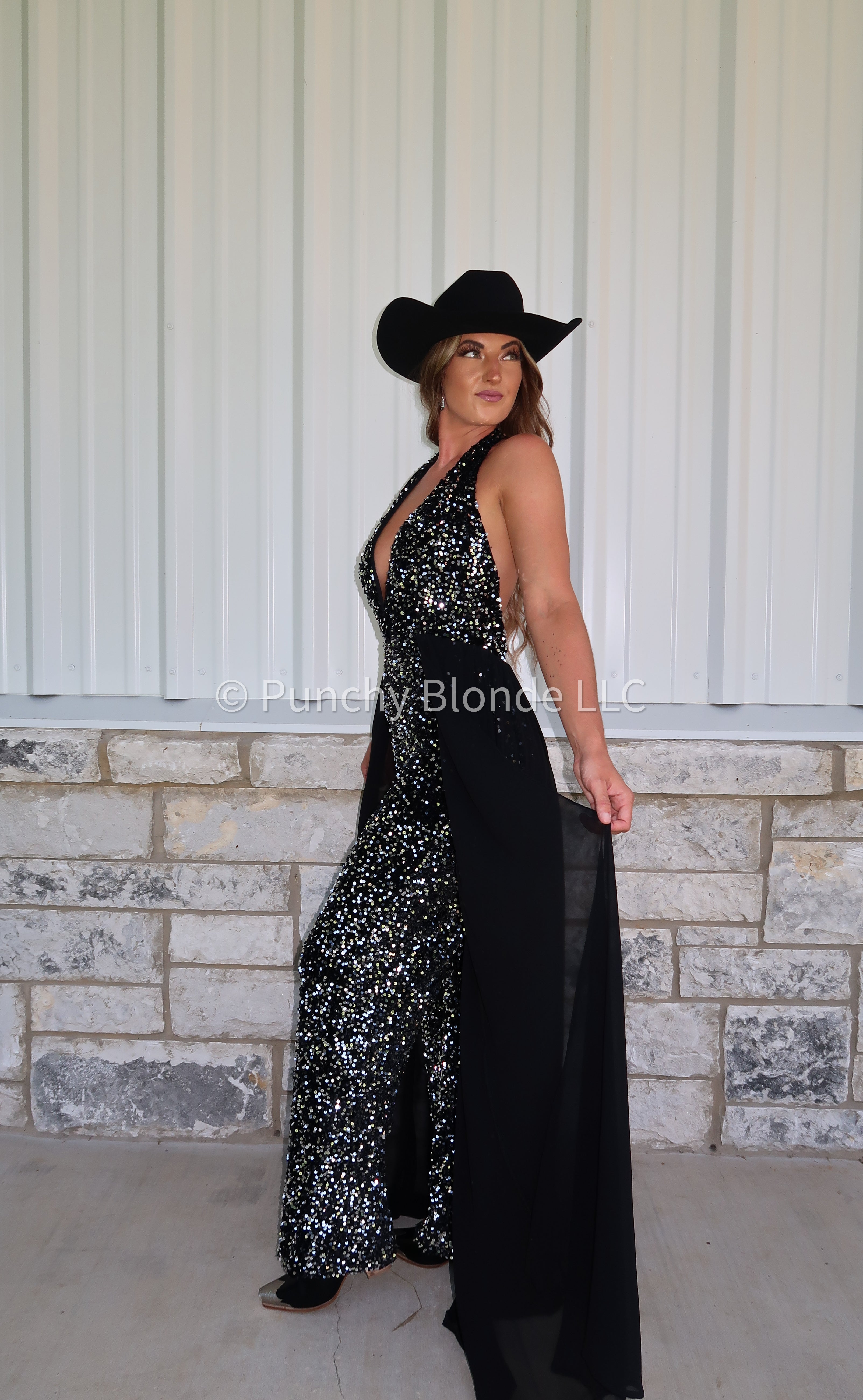 Vegas Sequin Jumpsuit