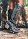 Casanova Brooklyn Black Western Boots