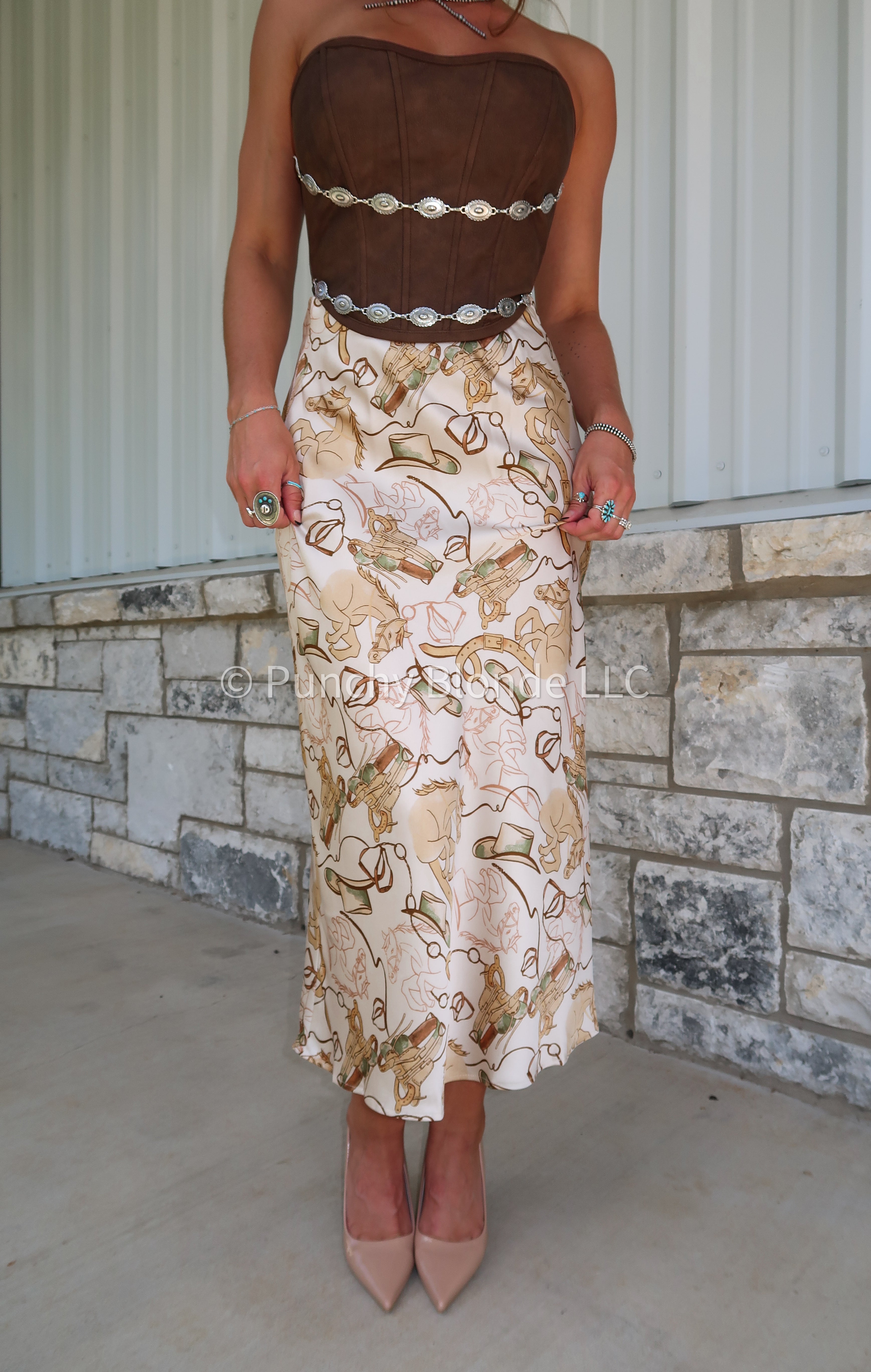 Bronco Belle Midi Skirt