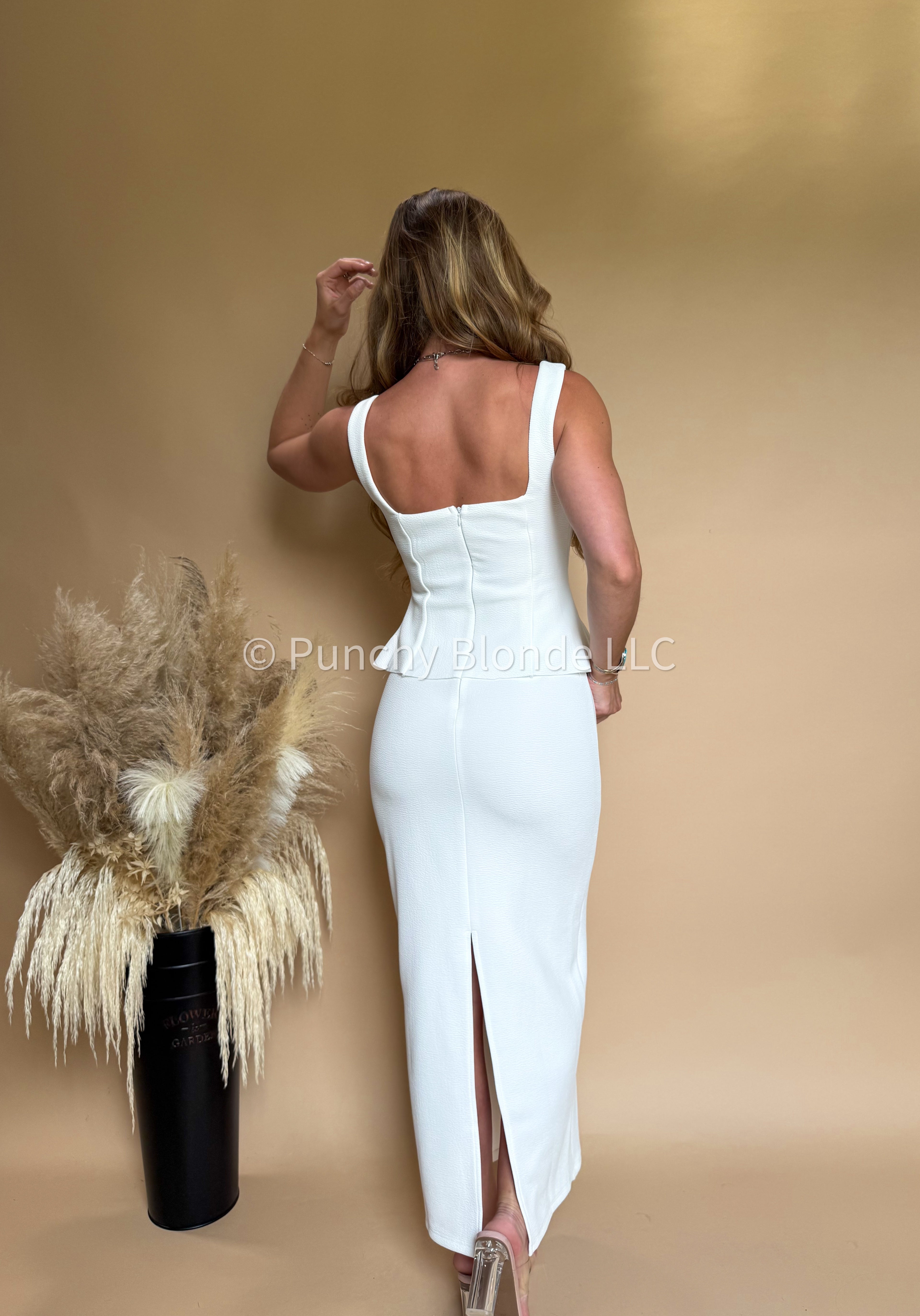 Margot Silhouette Midi Dress