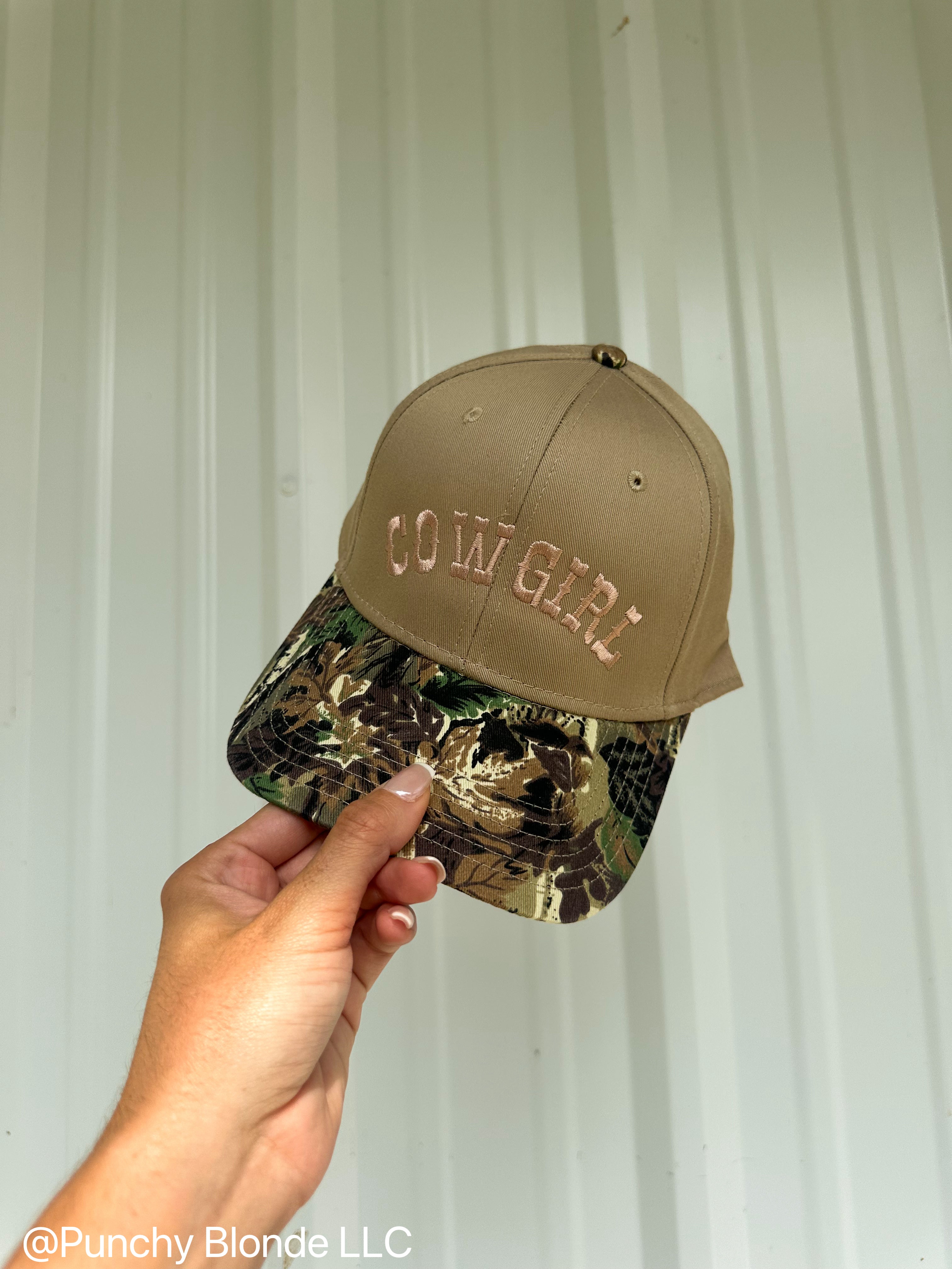 Cowgirl Camo Trucker Hat