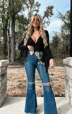 Last Call Fringe Bodysuit