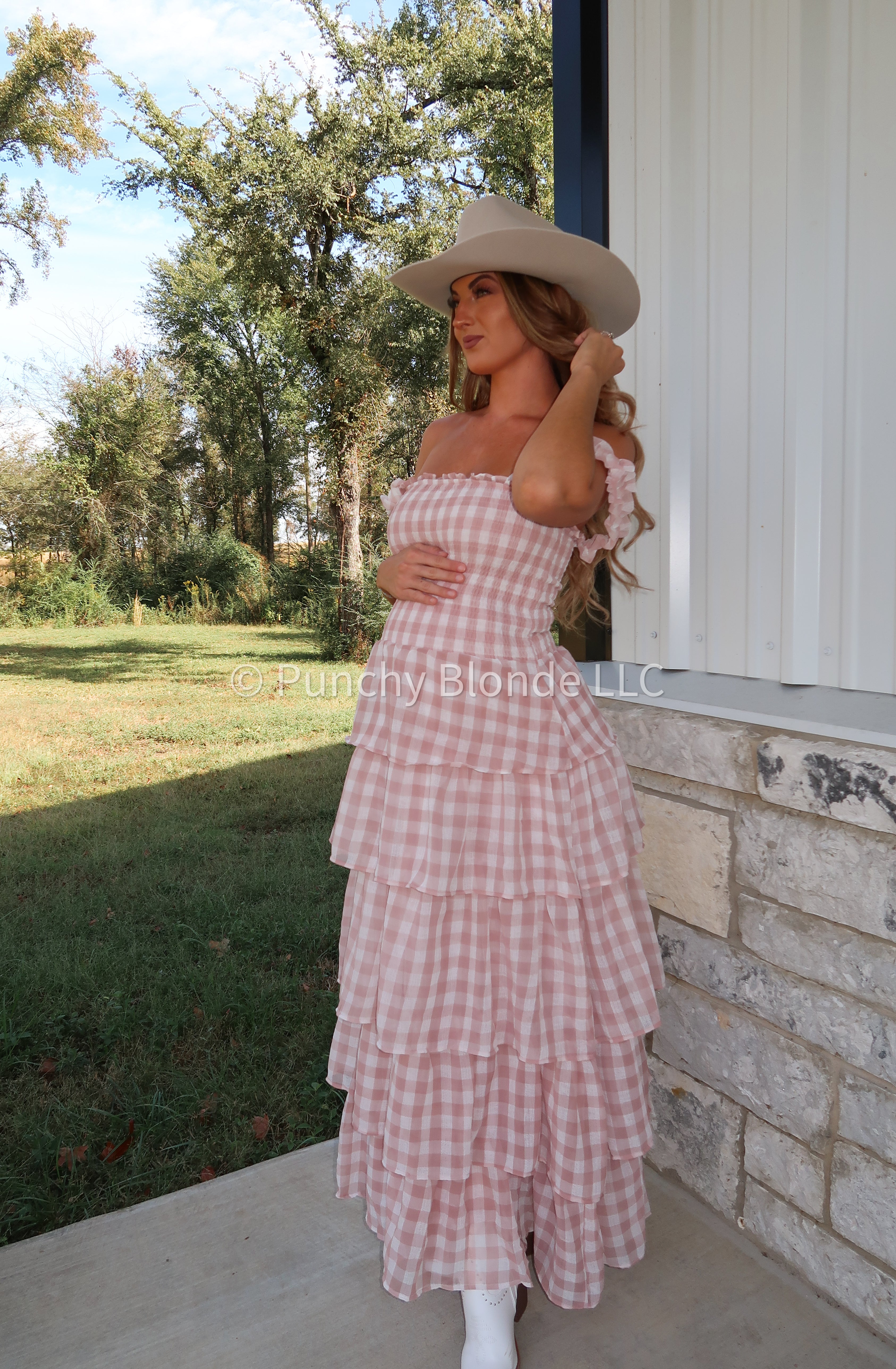 Mauve Meadow Maxi Dress