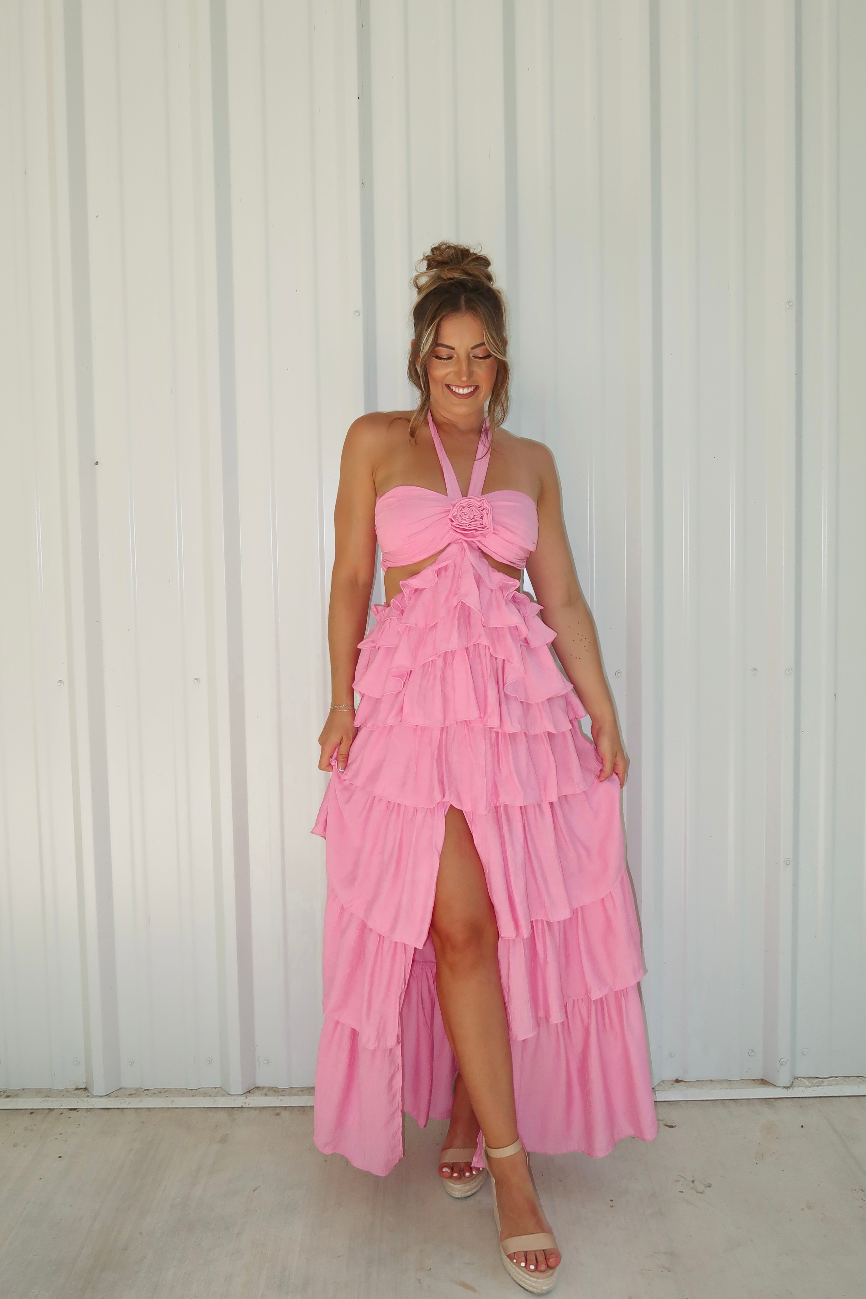 Sweet Pink Maxi Dress
