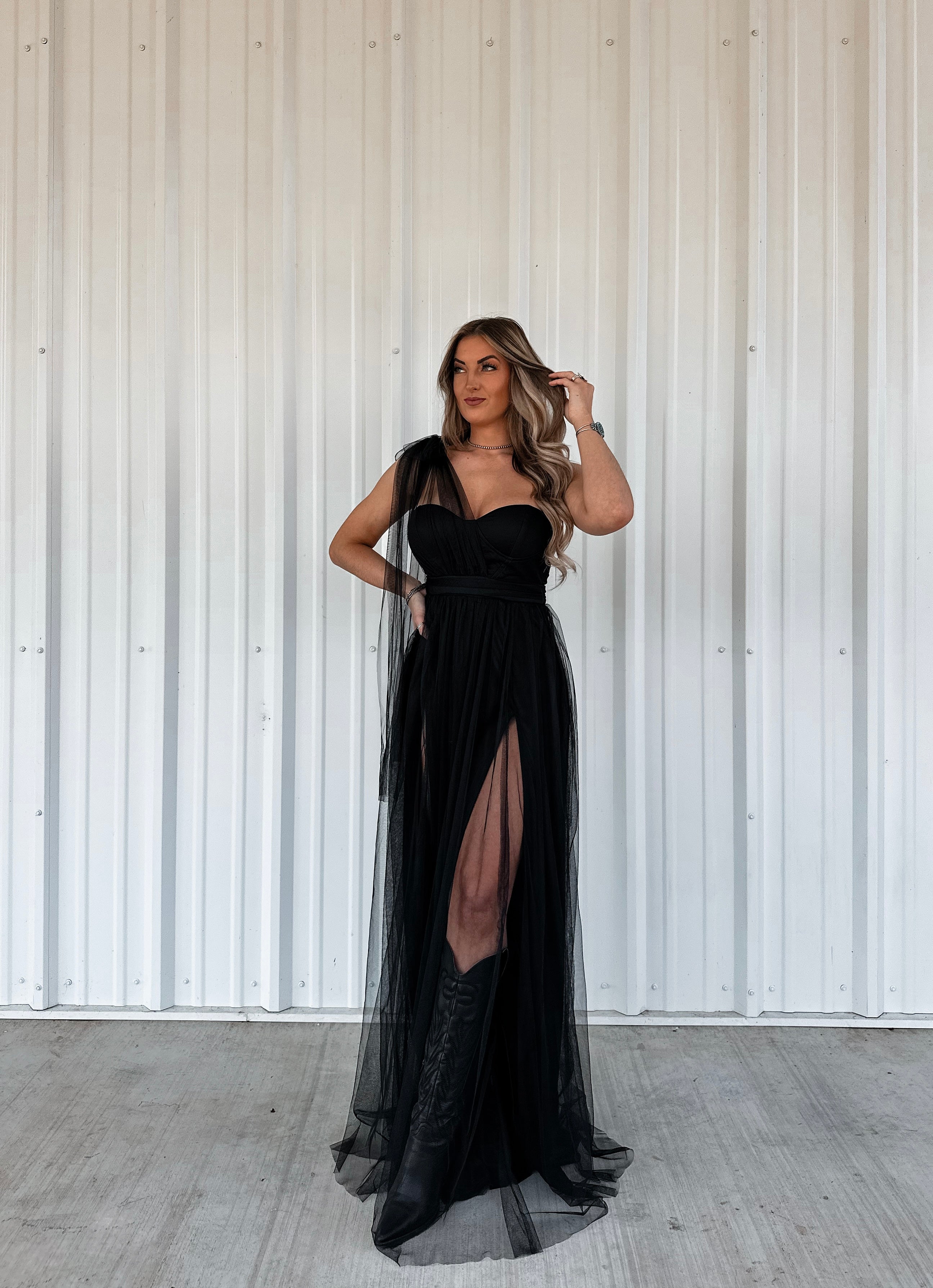 Western Chic Maxi Dress