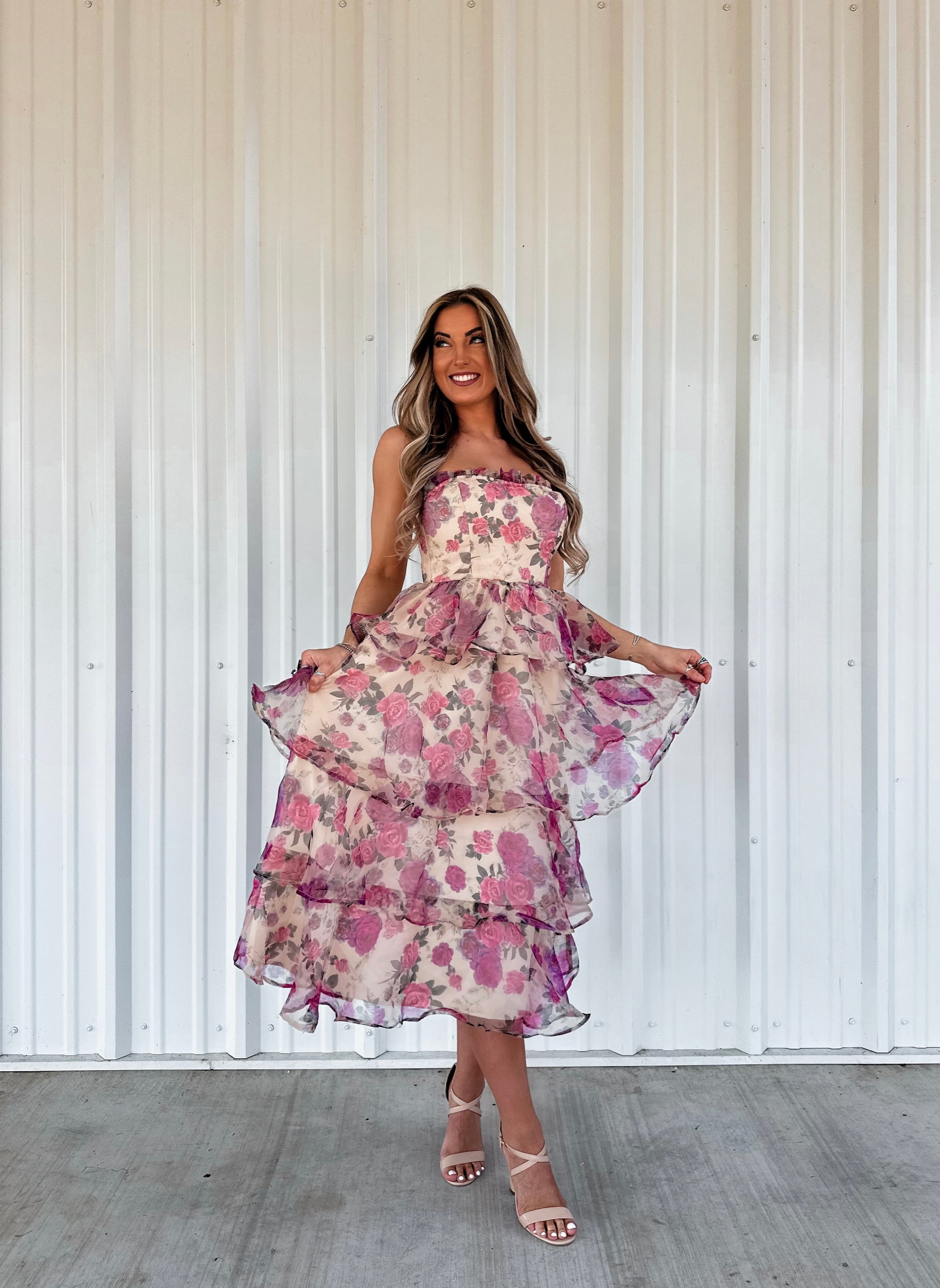 Jacaranda Miss Rose Dress With 2 Pockets - Floral main image 0