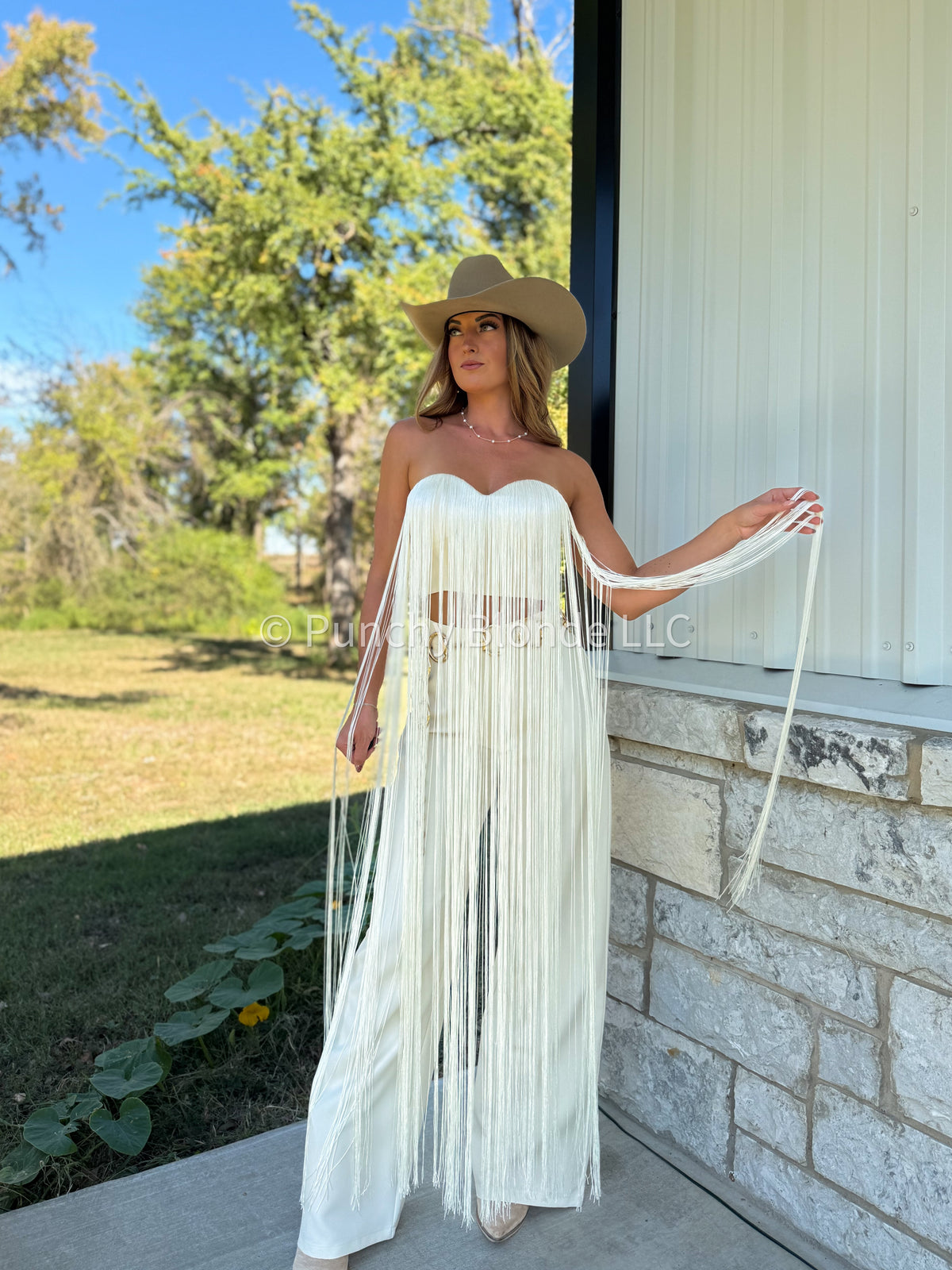 Iconic Blonde Two Piece Set