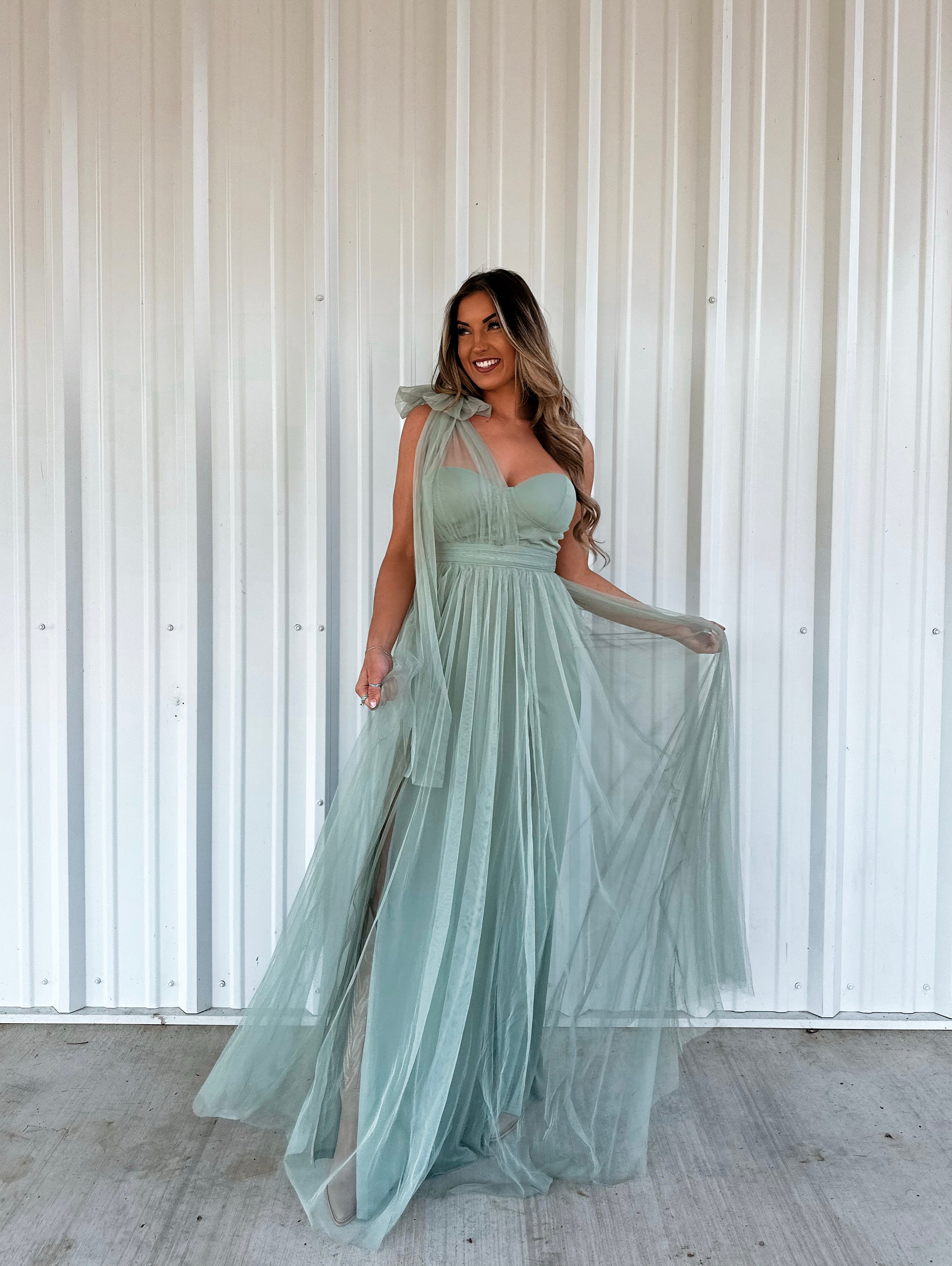 Southern Sage Maxi Dress