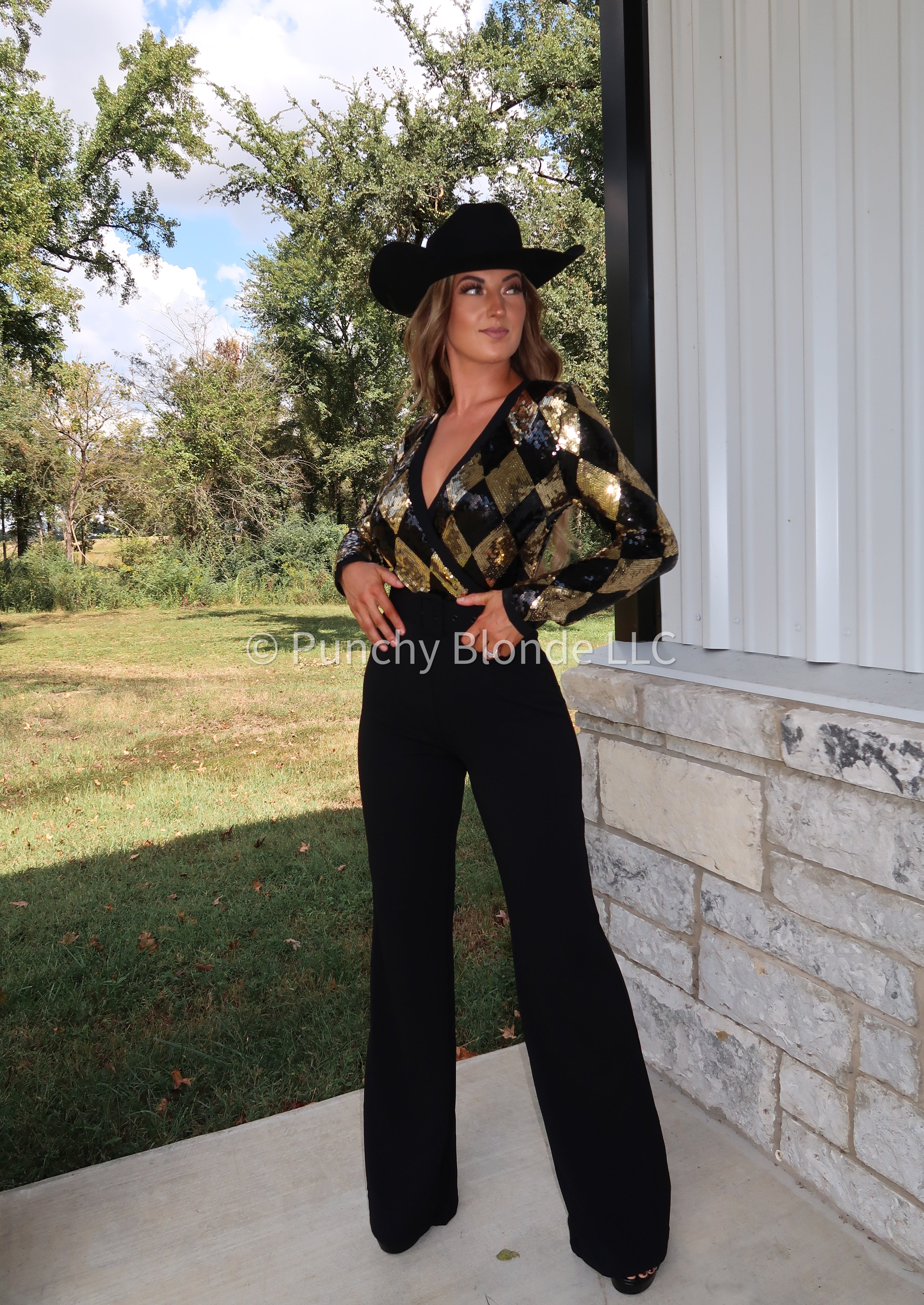 Roll The Dice Sequin Jumpsuit