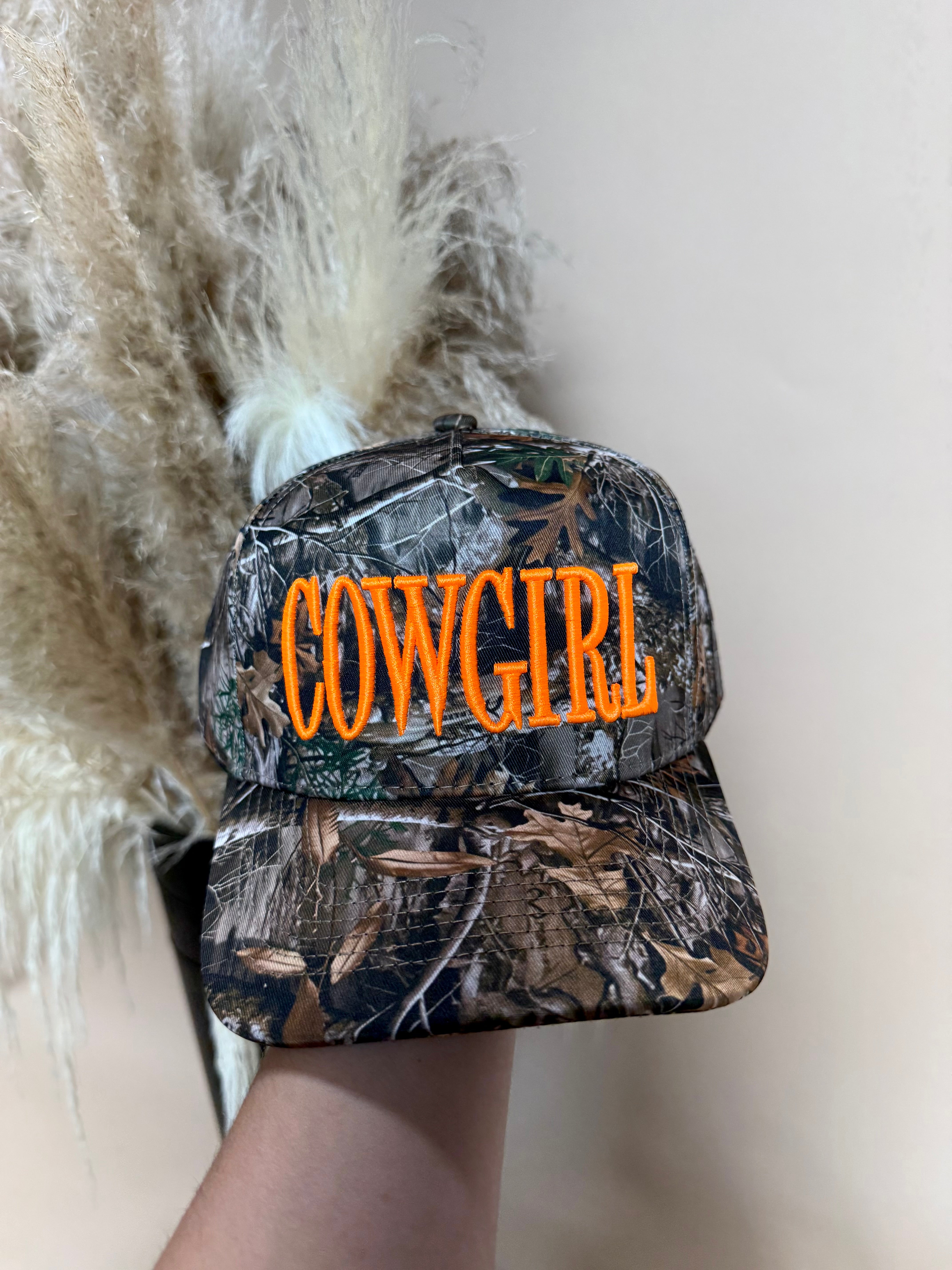 Cowgirl Camo Trucker Hat