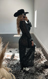 Ace Of Spades Rhinestone Dress