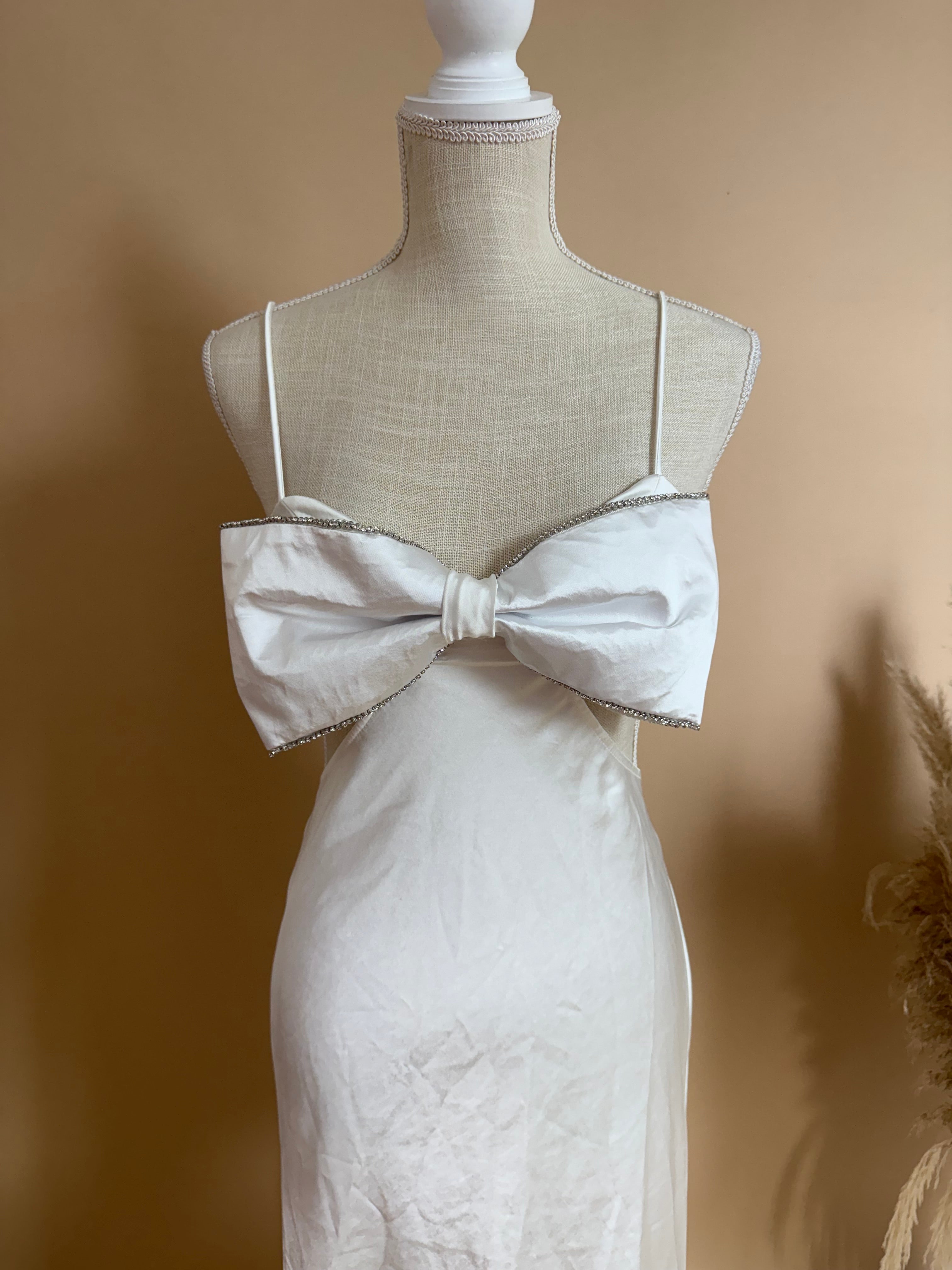 SALE XS I Do Bow Dress