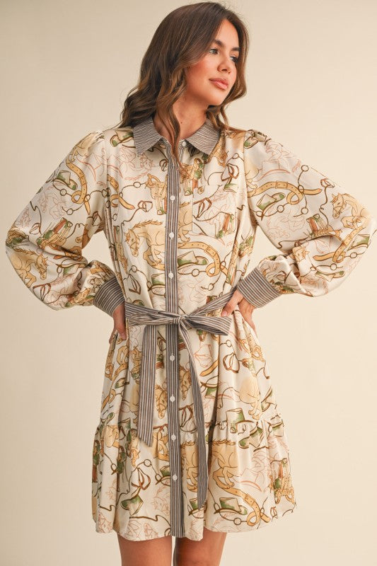 Saddle Up Mini Dress