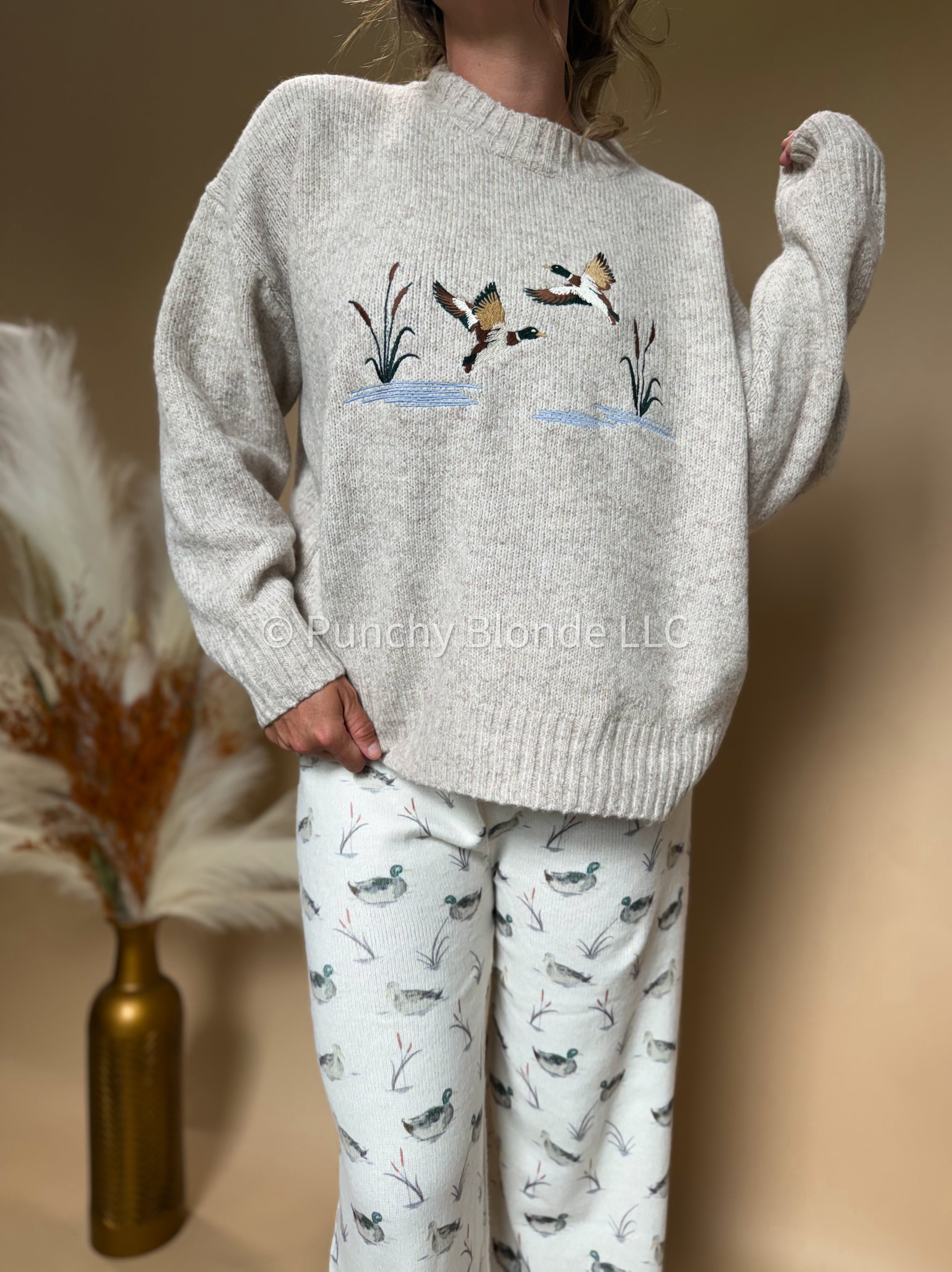 Duck Pond Daisy Sweater