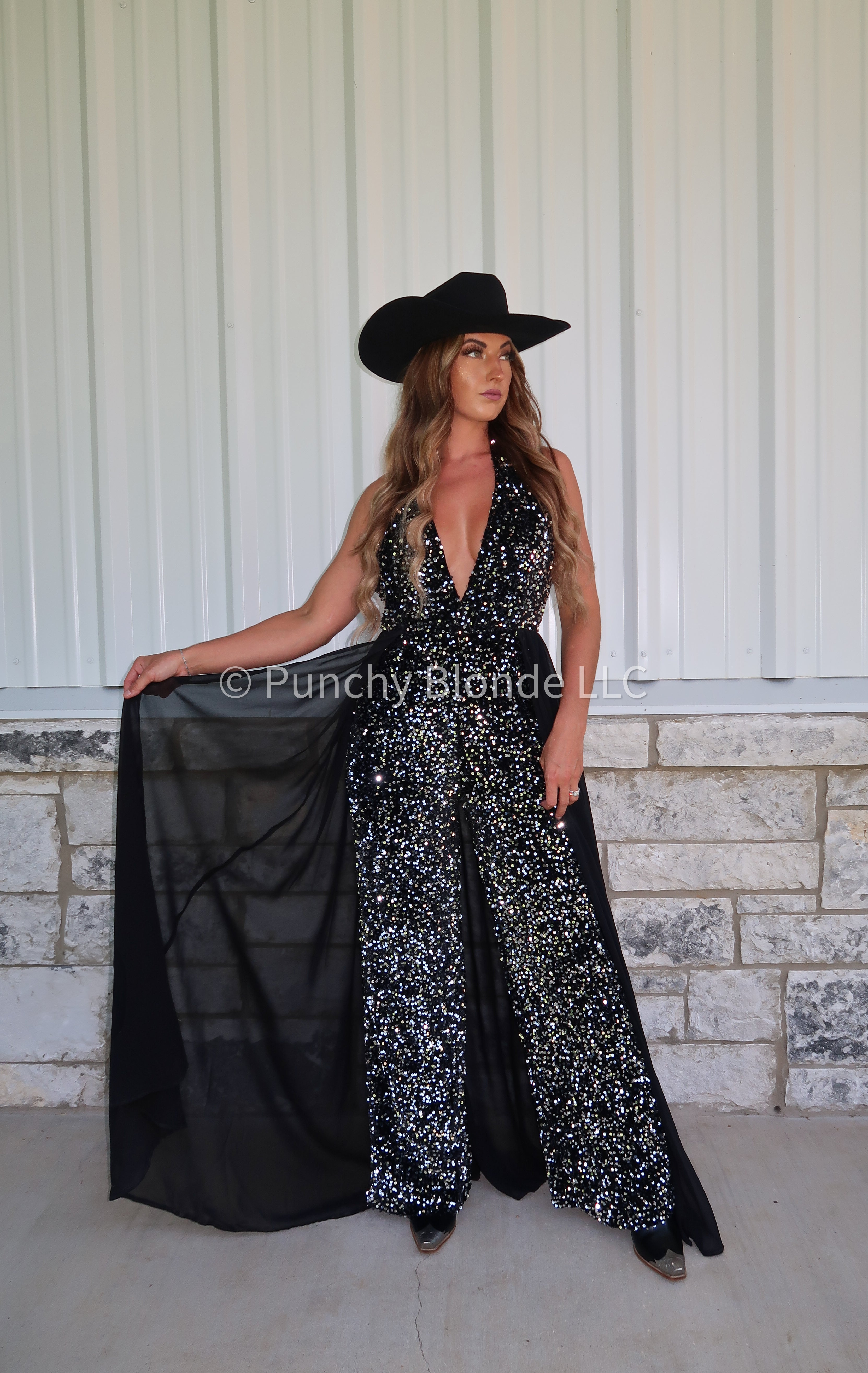 Vegas Sequin Jumpsuit