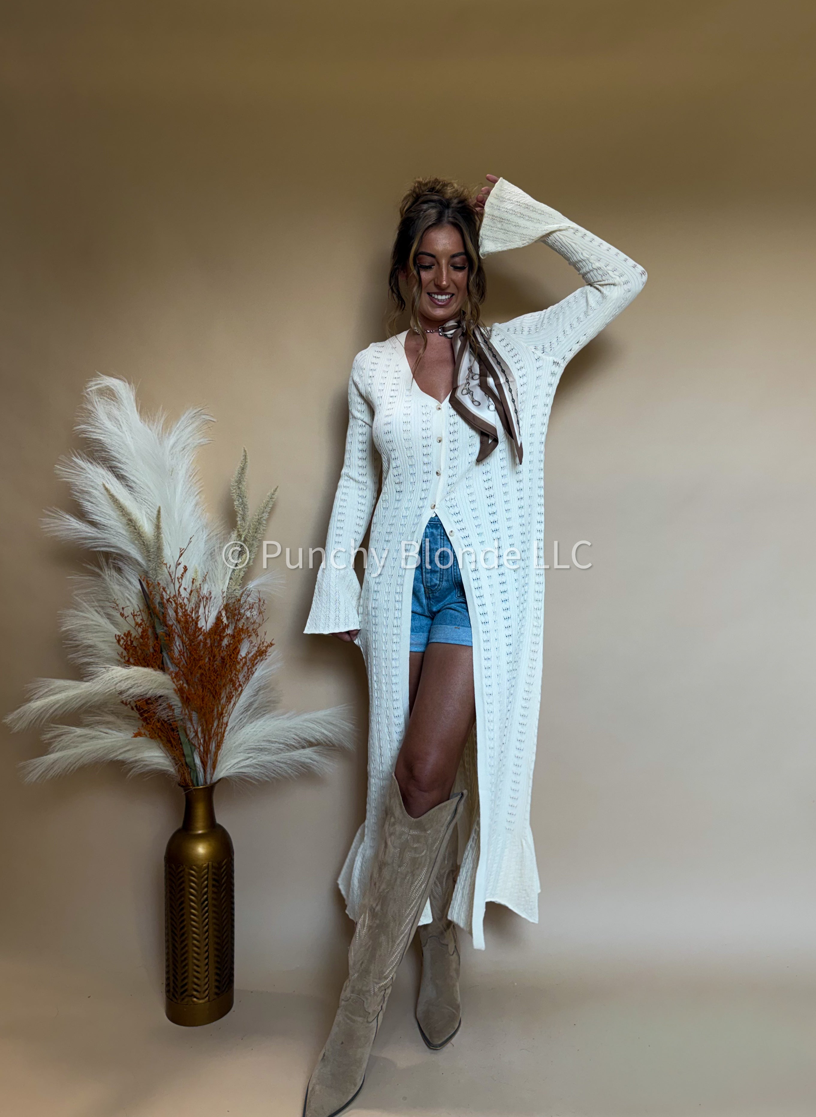 Cozy Cottage Cream Cardigan