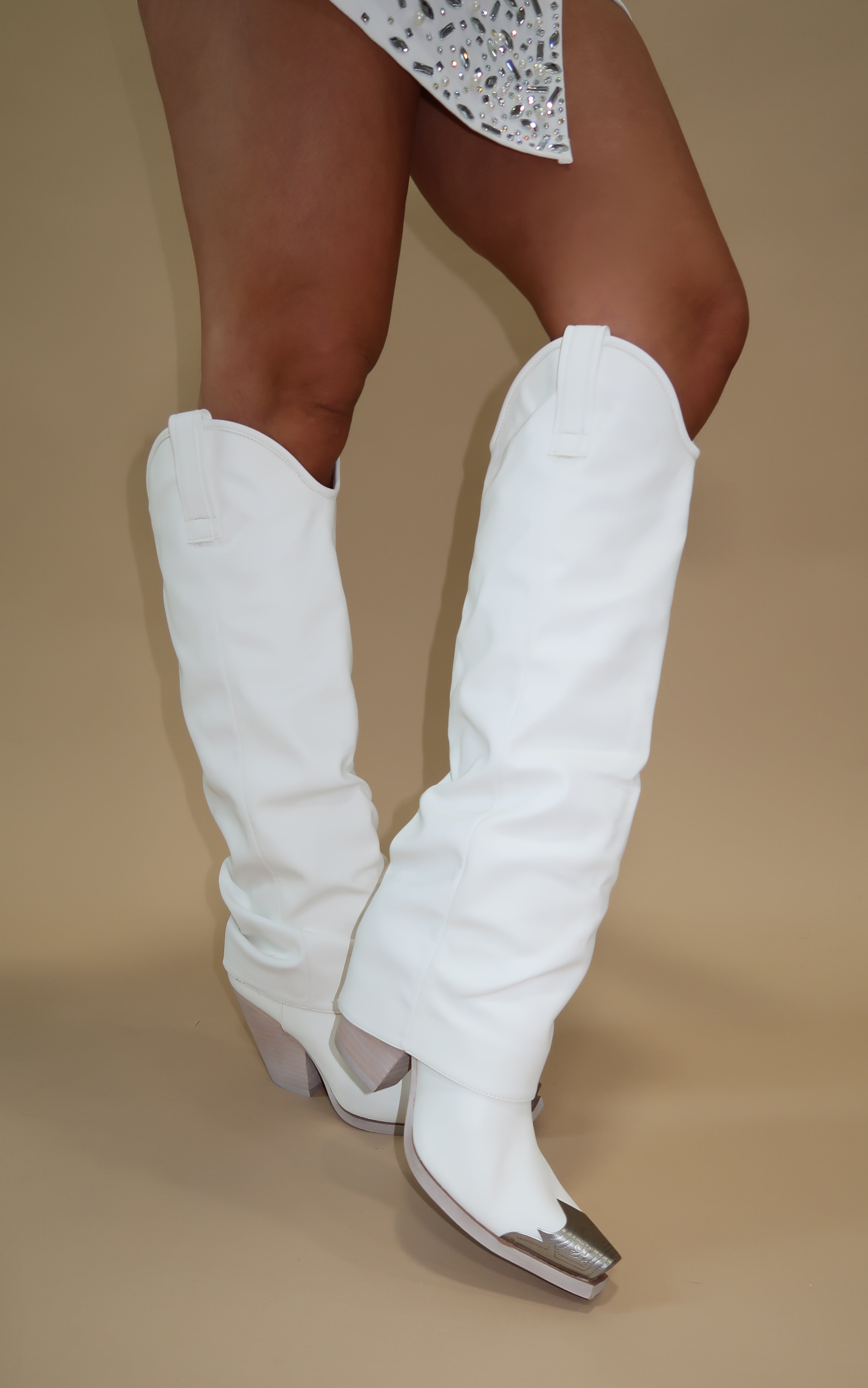 Icy Knee High Cowgirl Boots