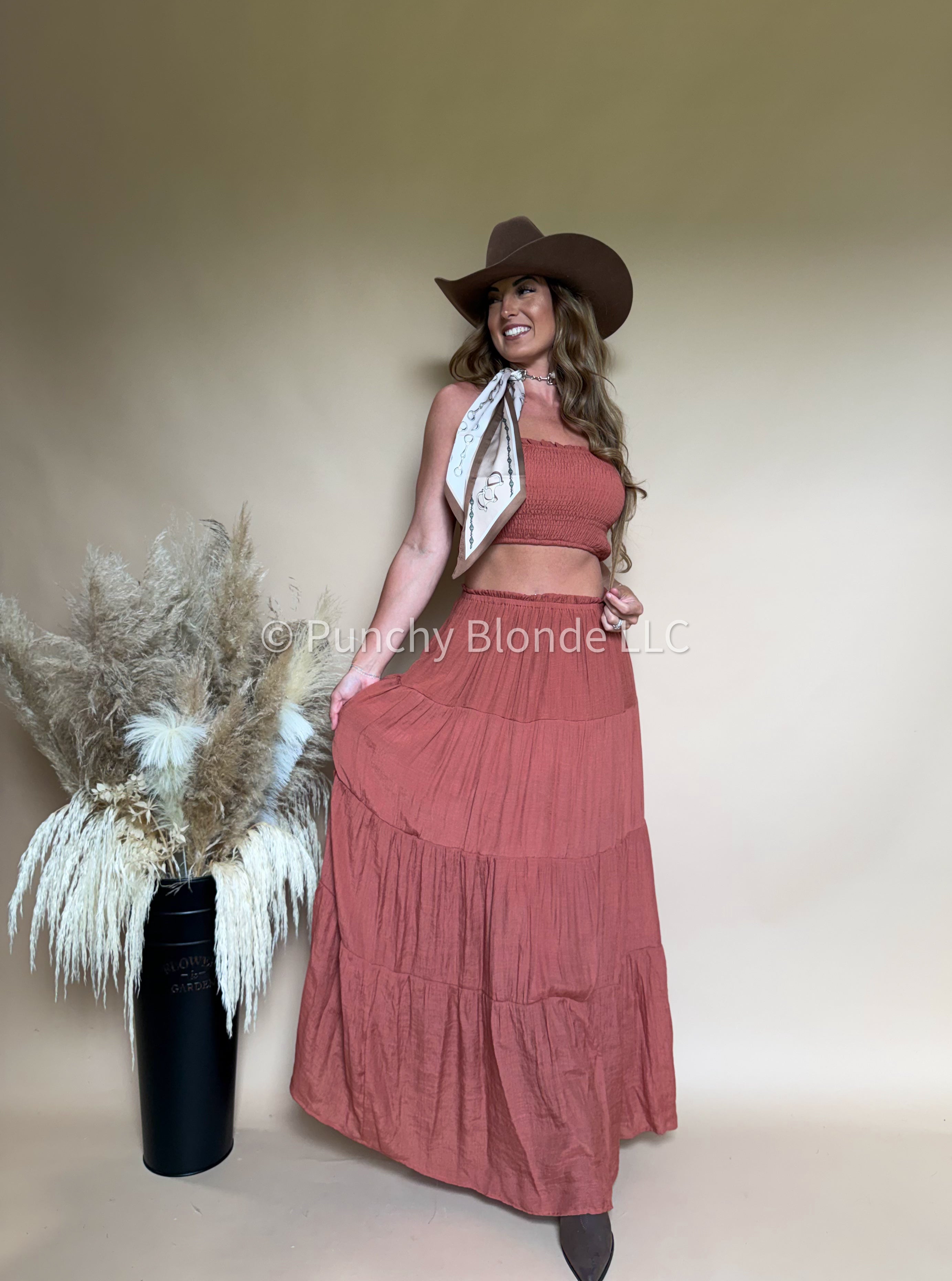 Rusty Spur Two Piece Skirt Set