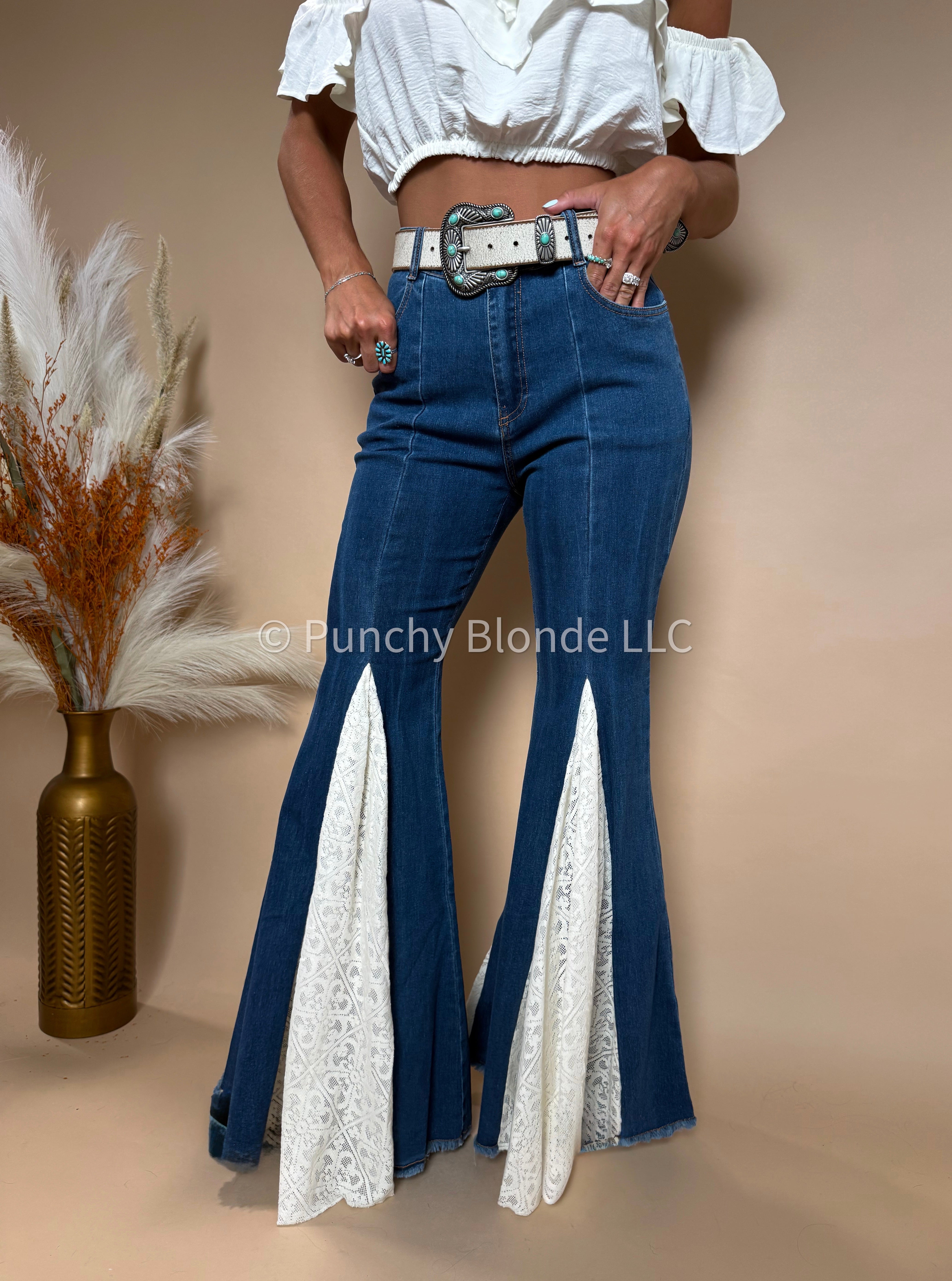 Southern Lace Bell Bottoms