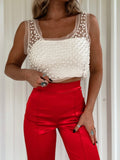 Holiday Pearls Crop Top