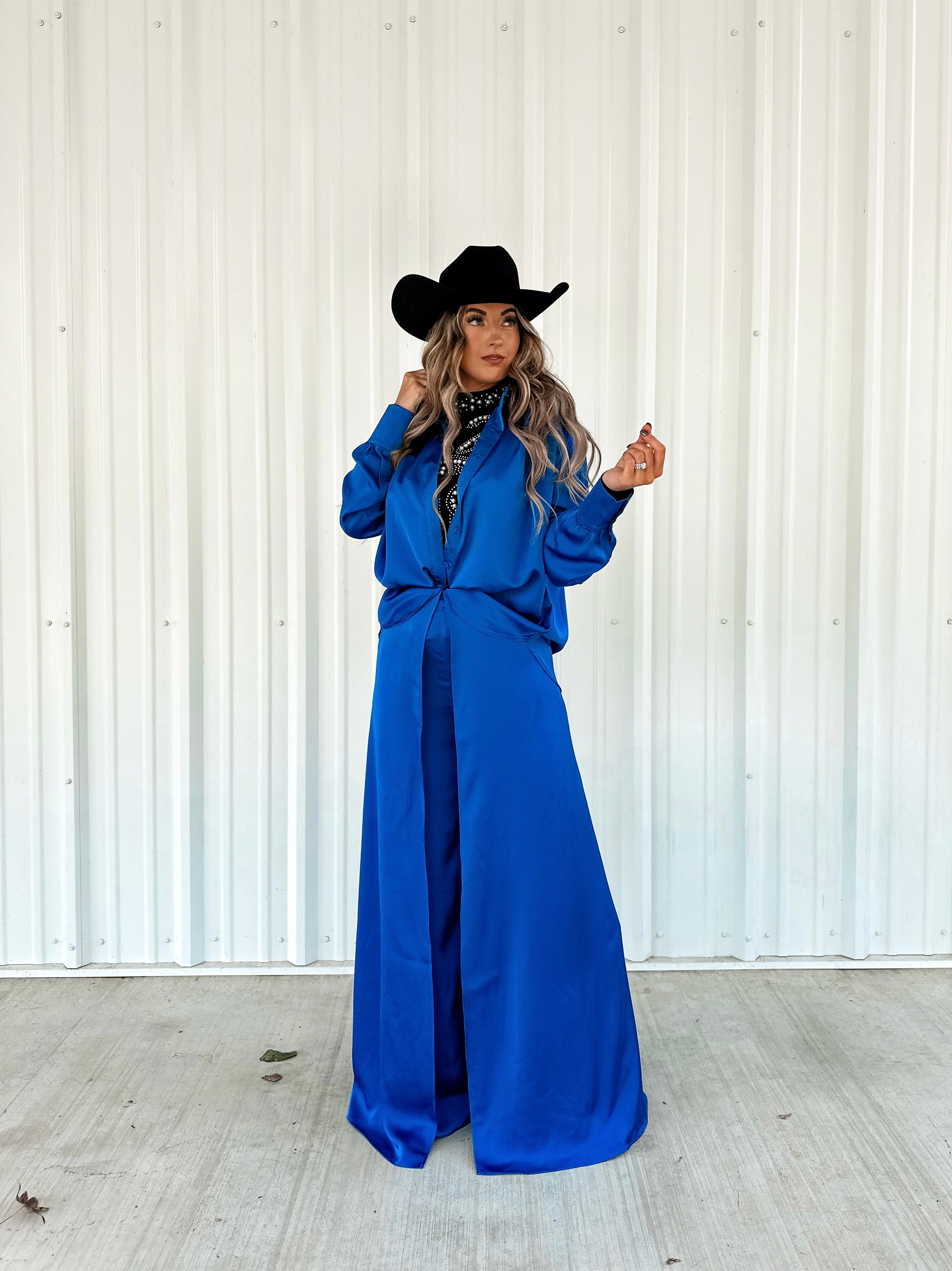 Cowboy Blues Two Piece Set