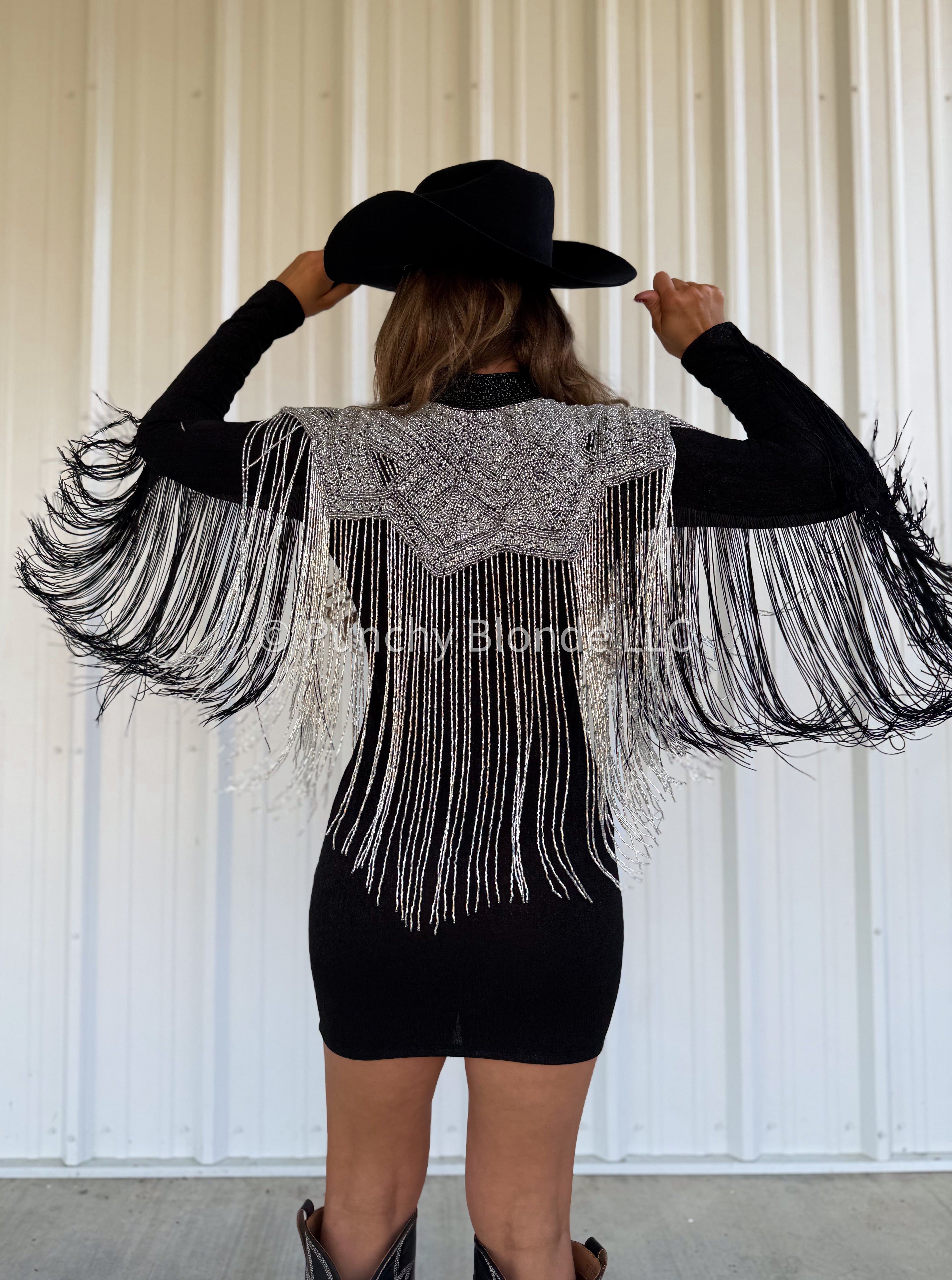 Silver Luxe Crystal Cape