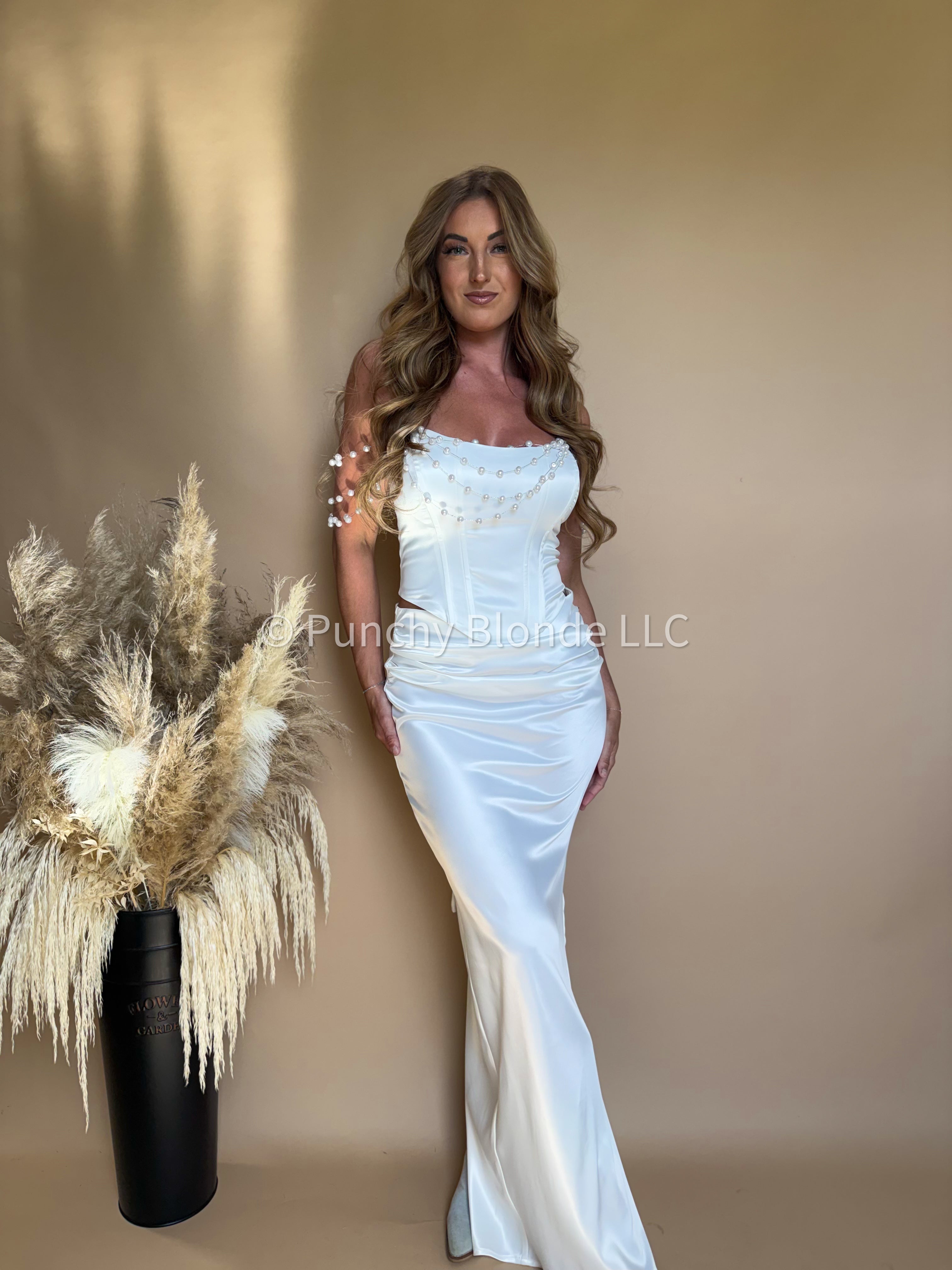 Shower Me In Pearls Two Piece Set