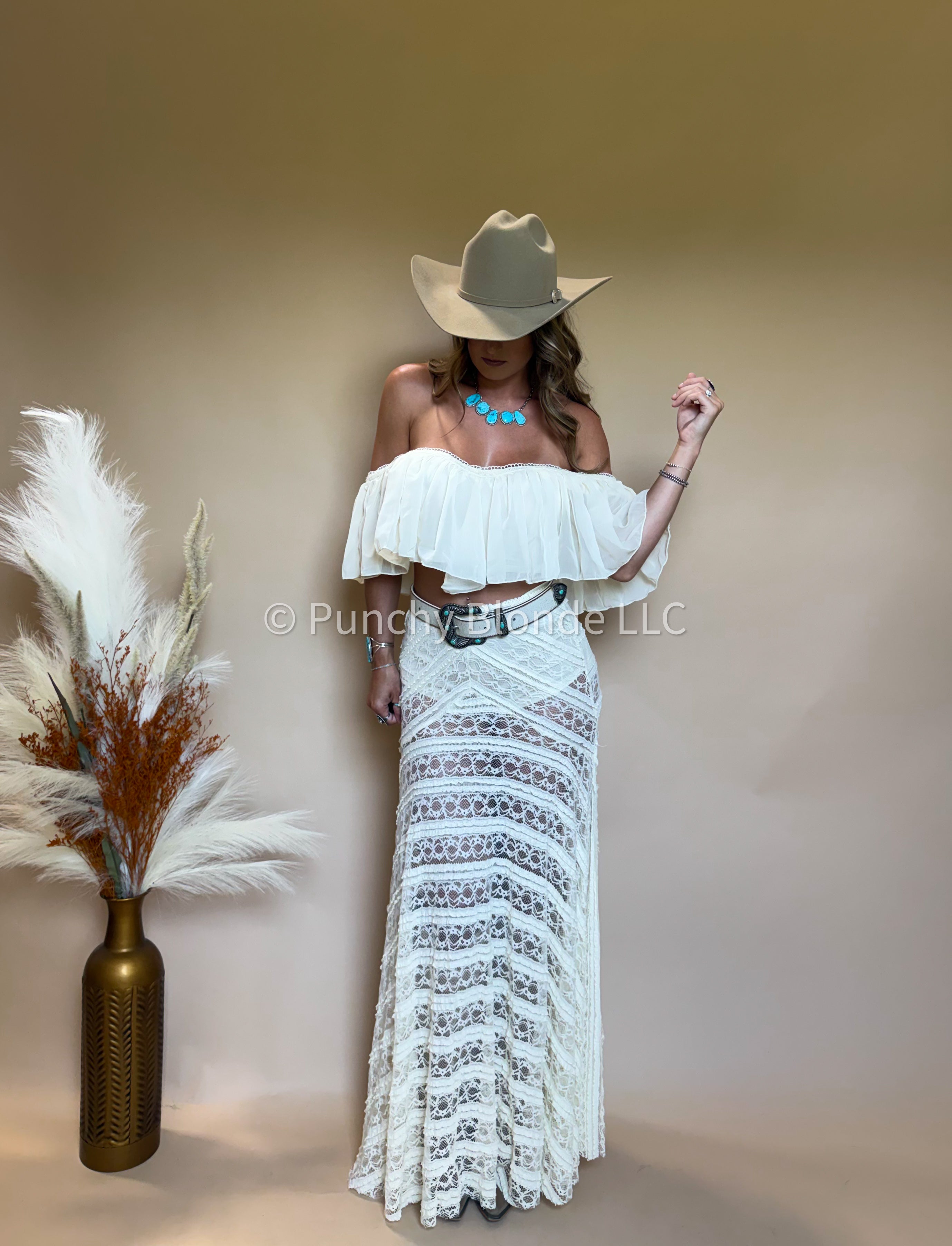 Prairie Veil Lace Skirt