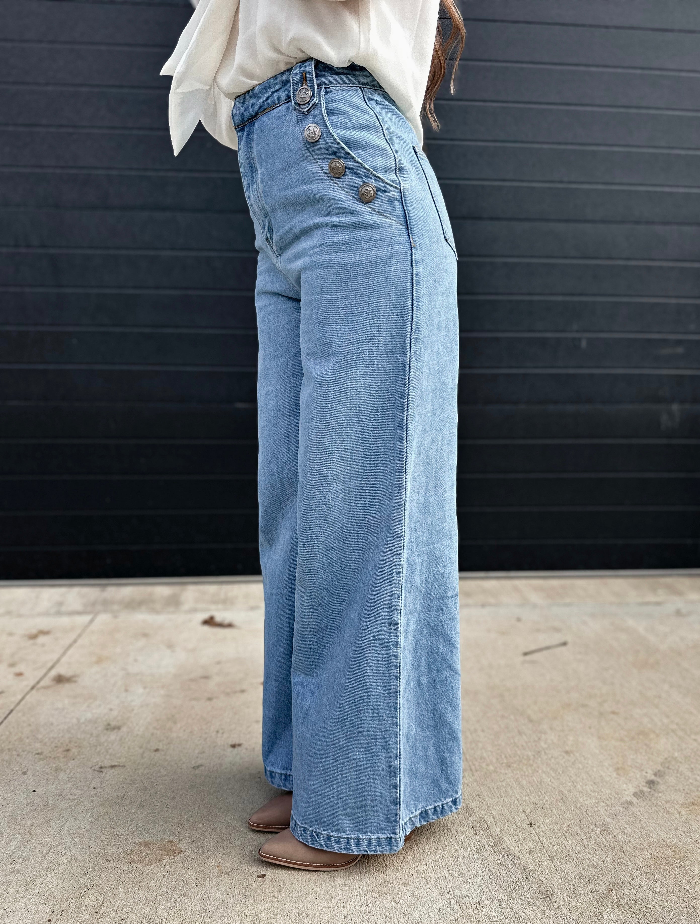 Wild Child Wide Leg Jeans