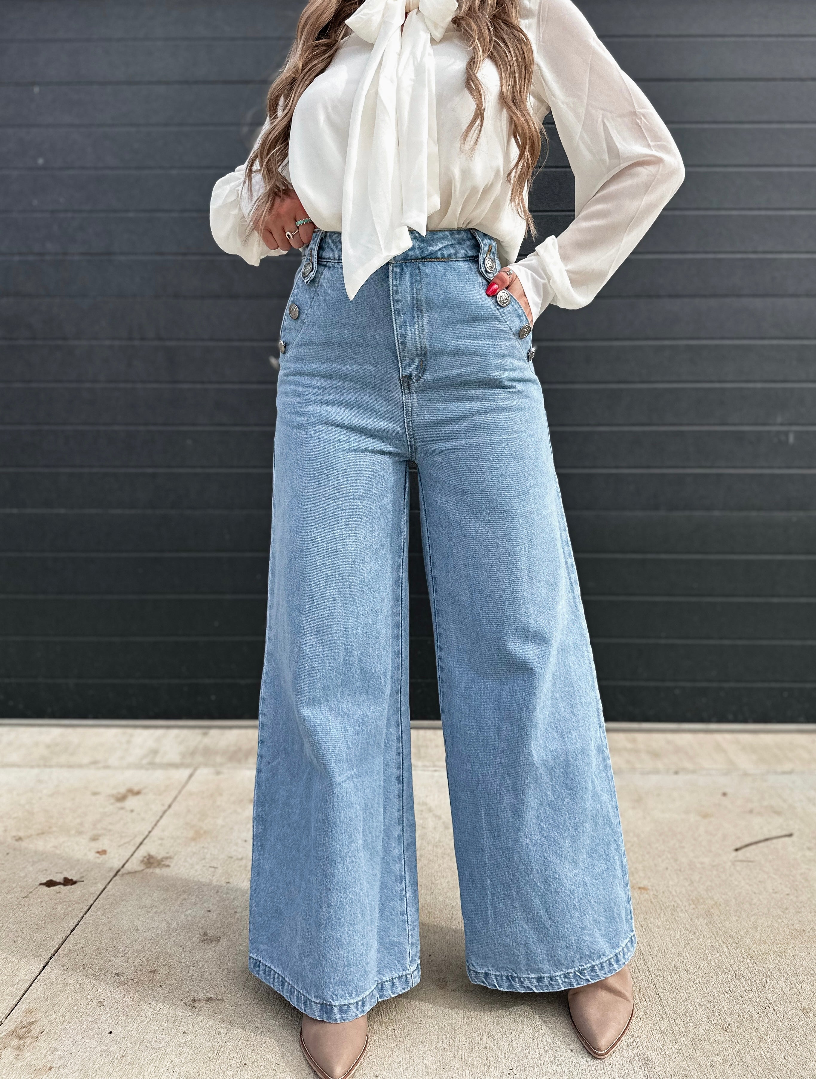 Wild Child Wide Leg Jeans