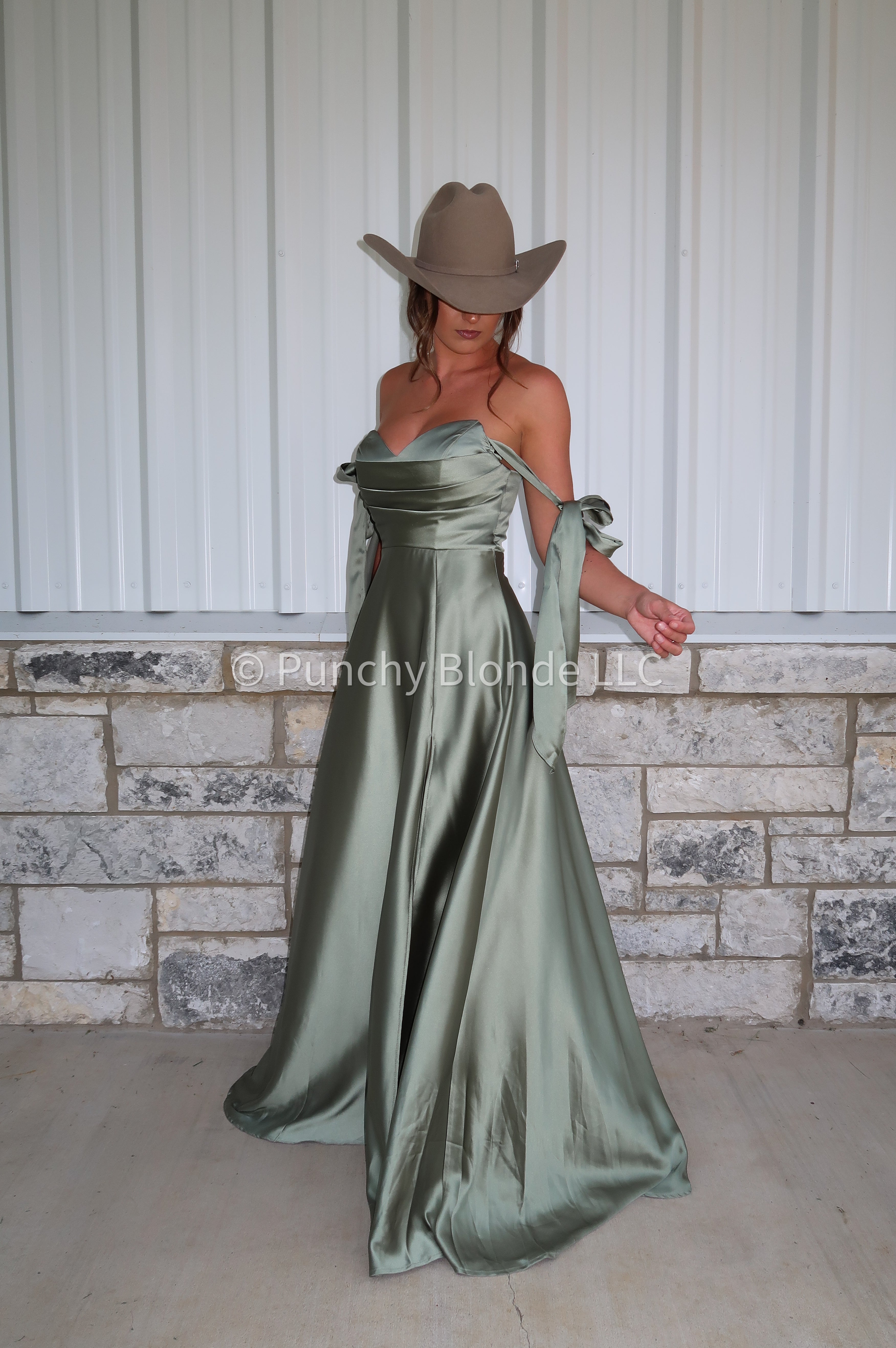 Woodlands Satin Dress