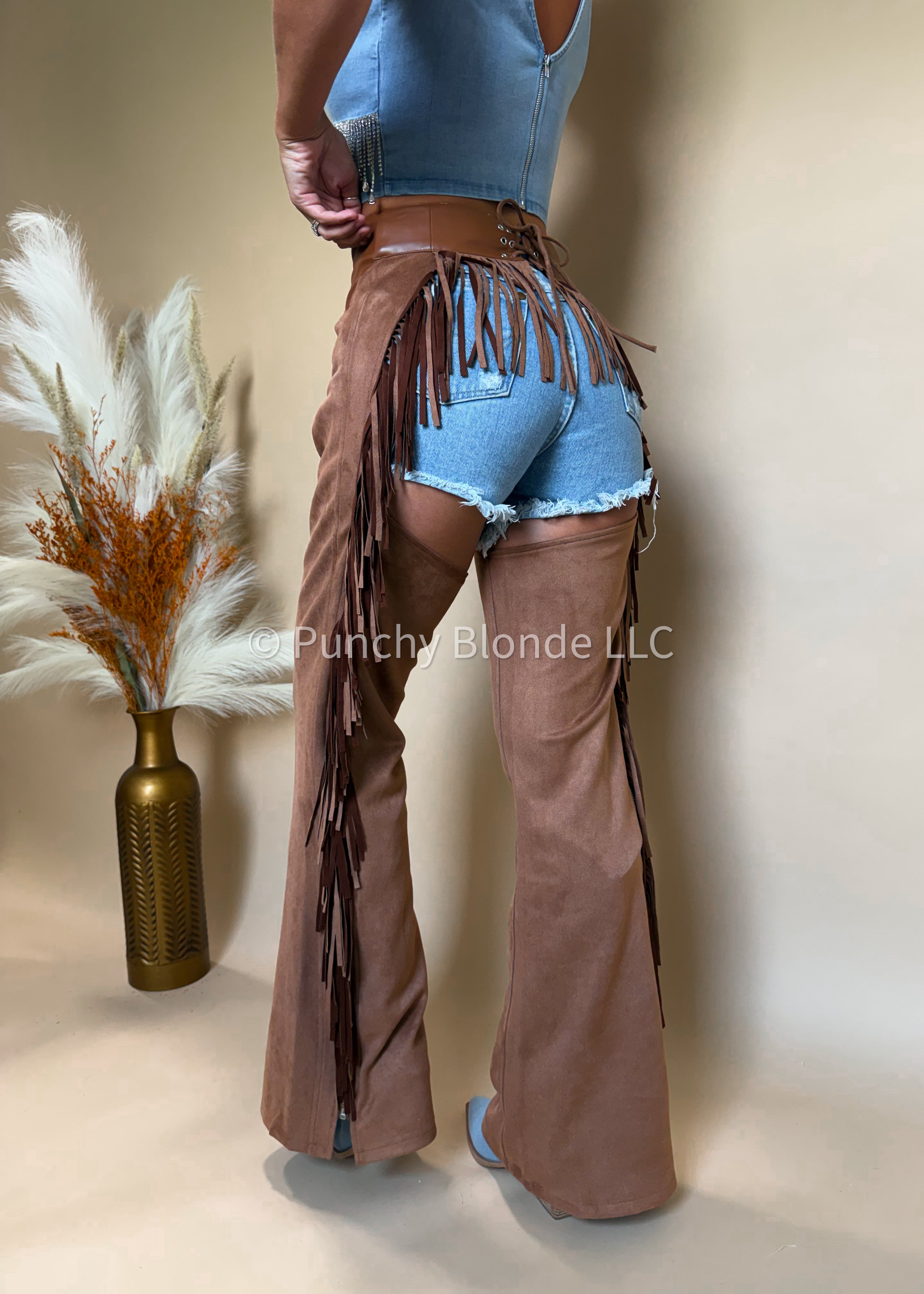 Buckskin Fringe Chaps