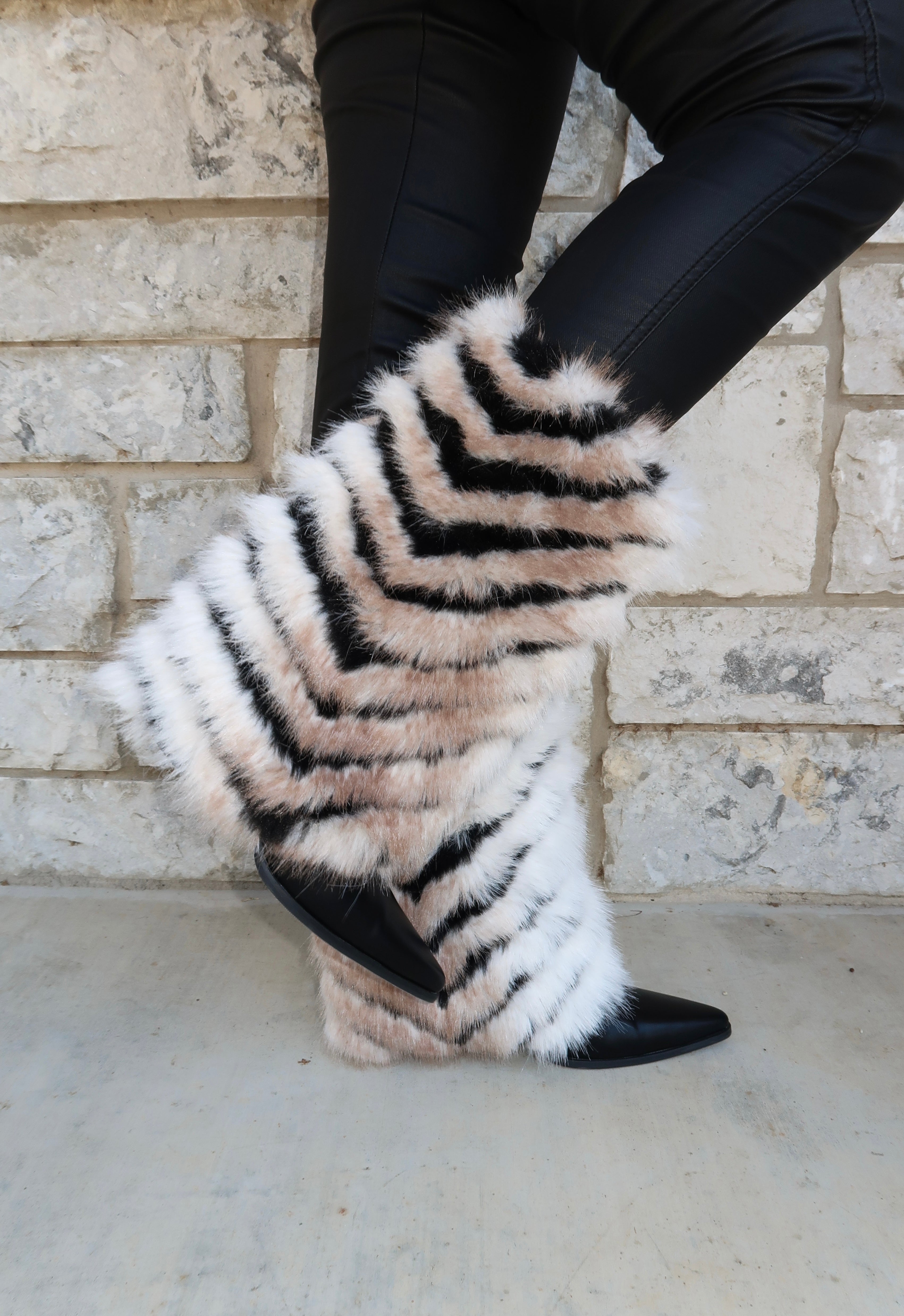 Bankroll Faux Fur Boots