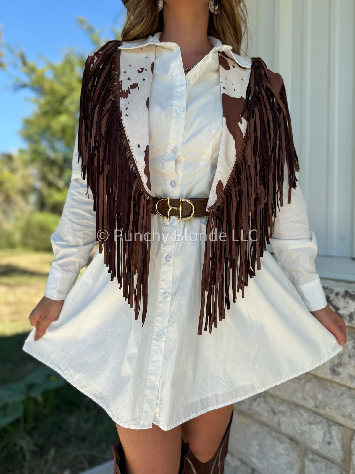 Cowpoke Fringe Cape