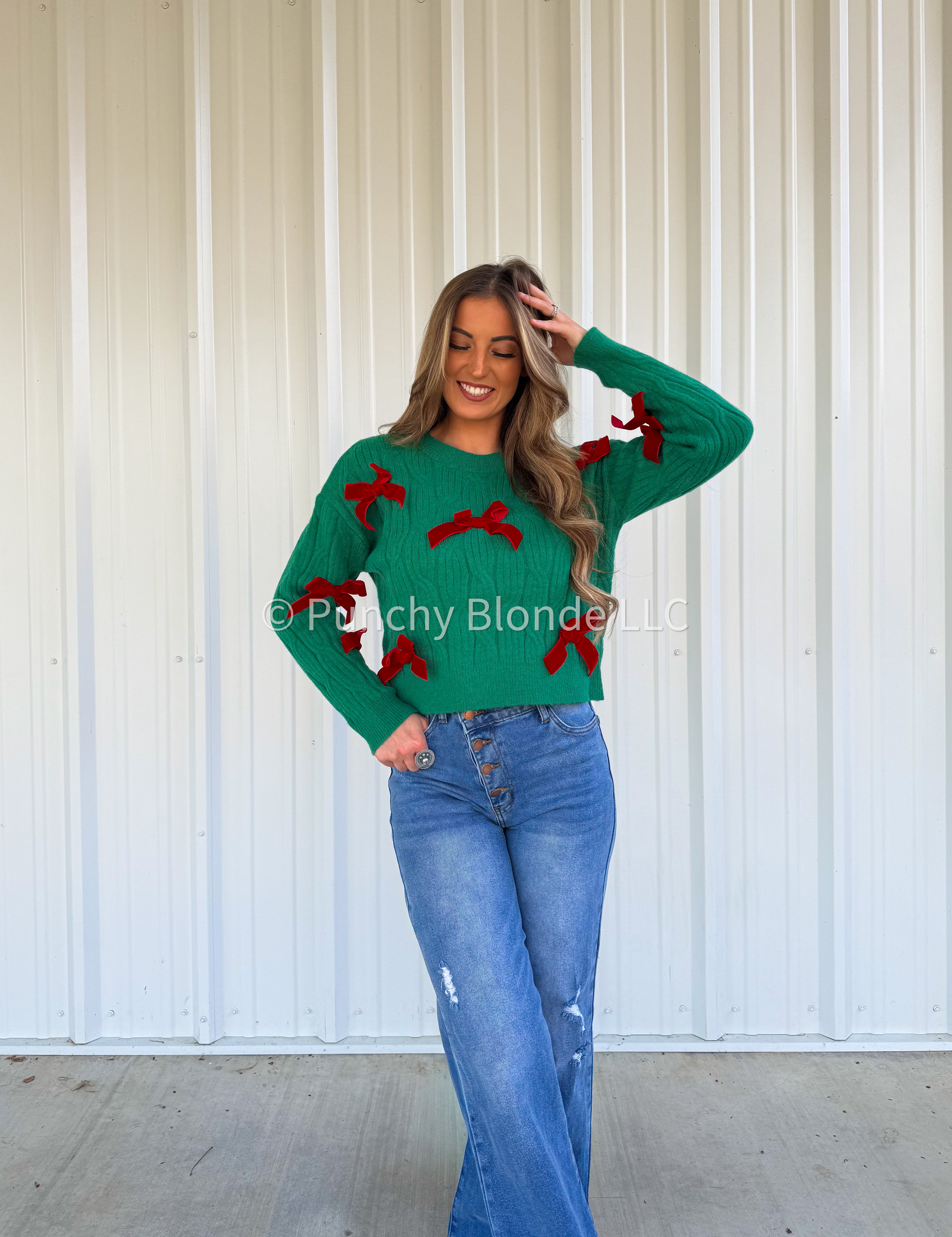 All Wrapped Up Bow Sweater