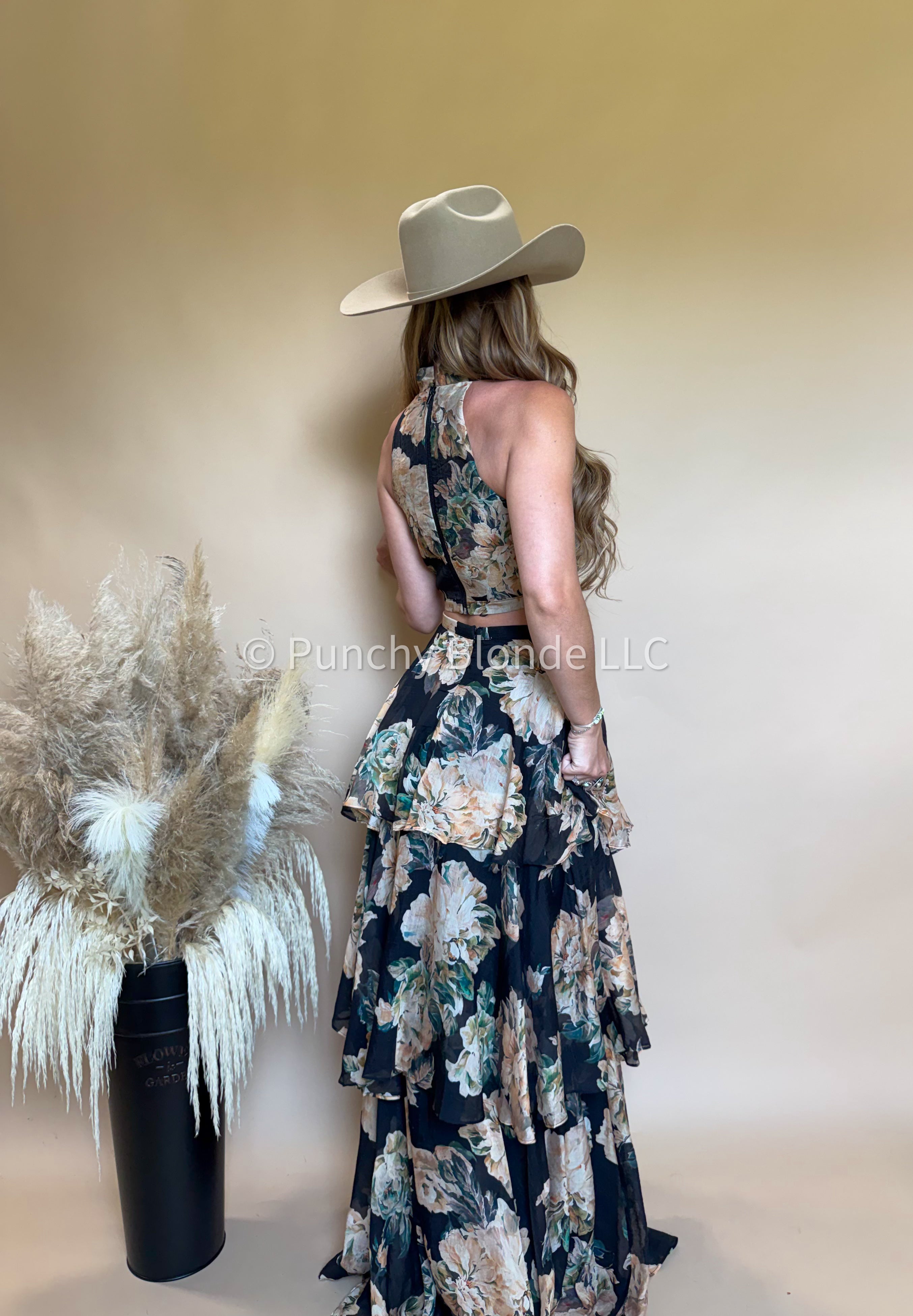 Black Dahlia Two Piece Set