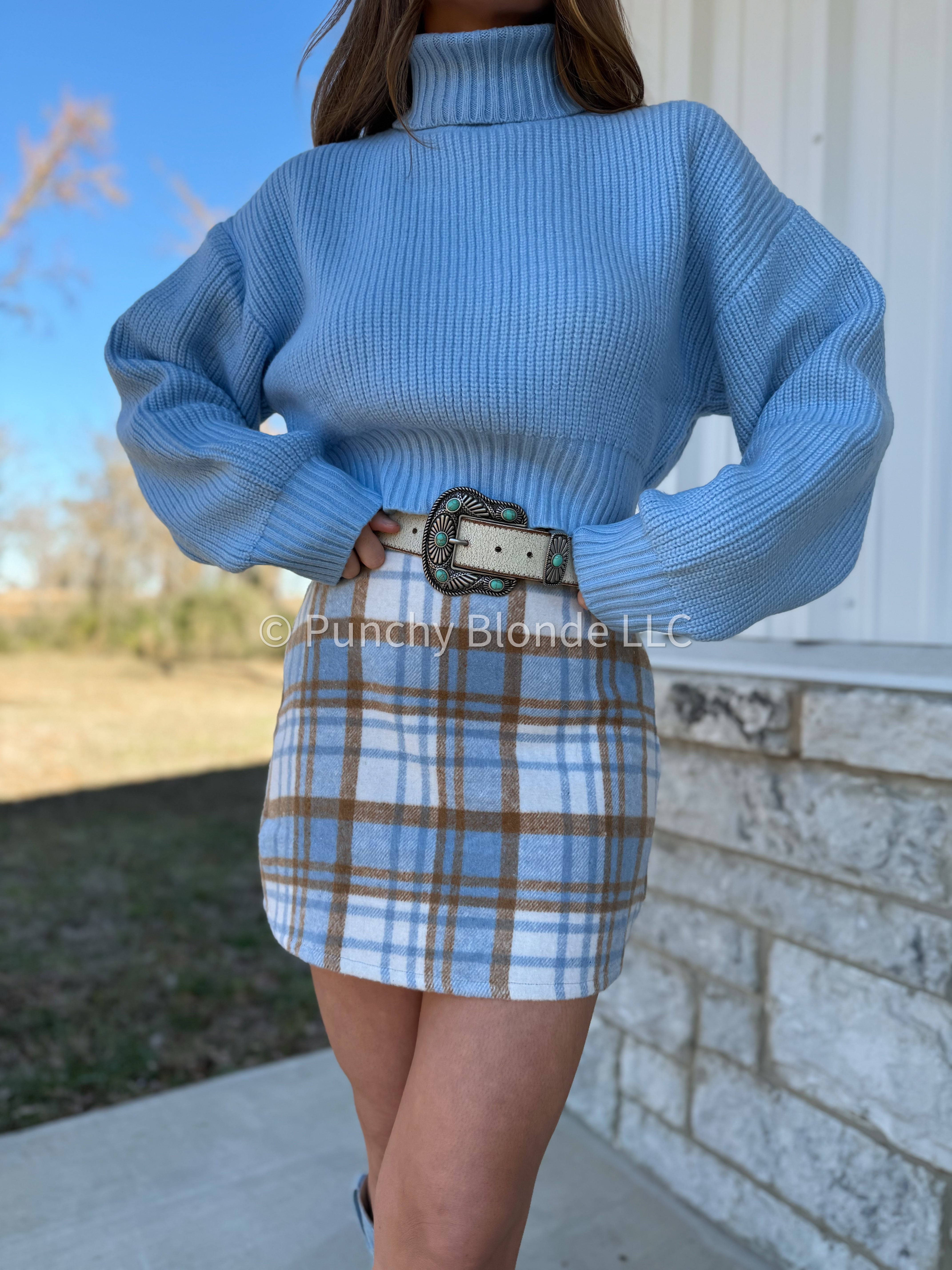 Cabin Check Skirt