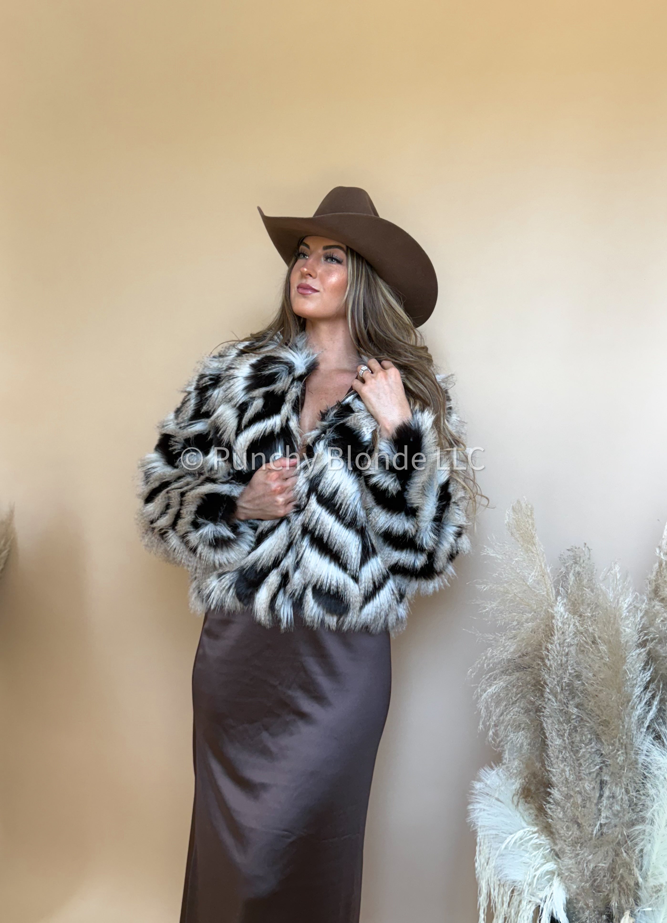 On The Prowl Faux Fur Jacket